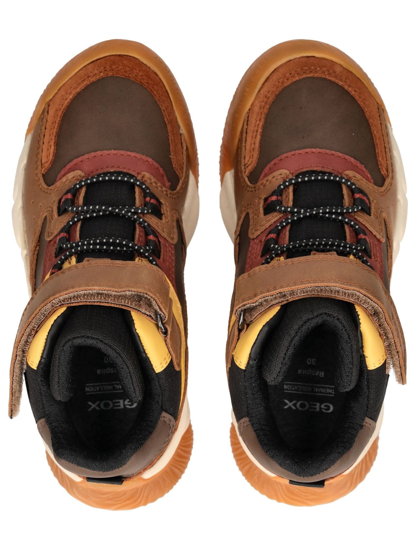 Geox Schnürstiefelette »Geox Stiefelette Lederimitat/Textil«