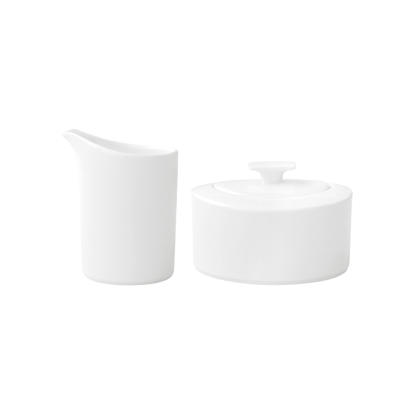Villeroy & Boch Milch- und Zuckerset "Milch- und Zuckerset Modern Grace 2er Set weiß" Spülmaschinengeeignet, Mikrowellenfest