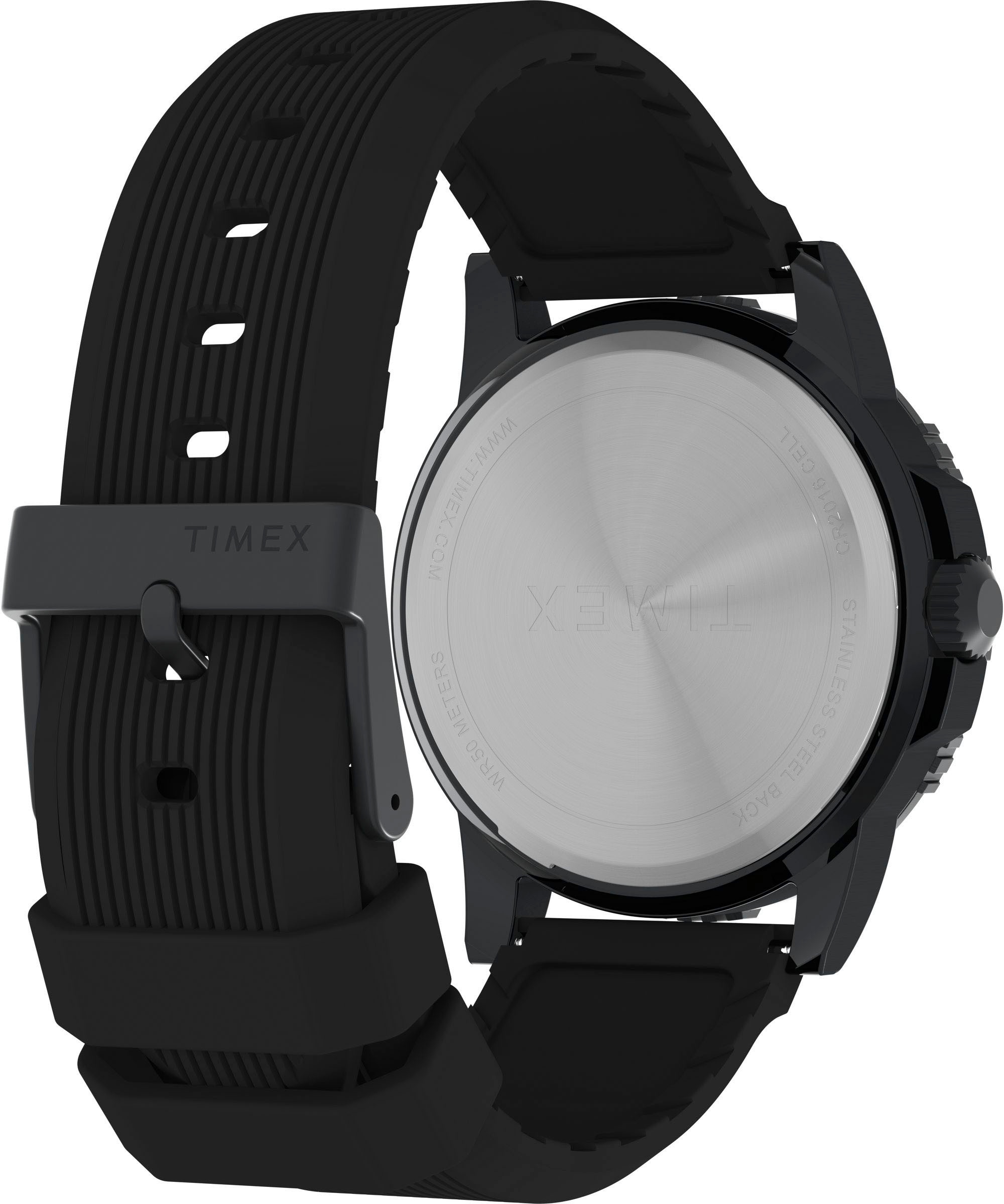 Timex Quarzuhr »RIDGE«, Armbanduhr, Herrenuhr,Silikonarmband,Datum, Leuchtzeiger