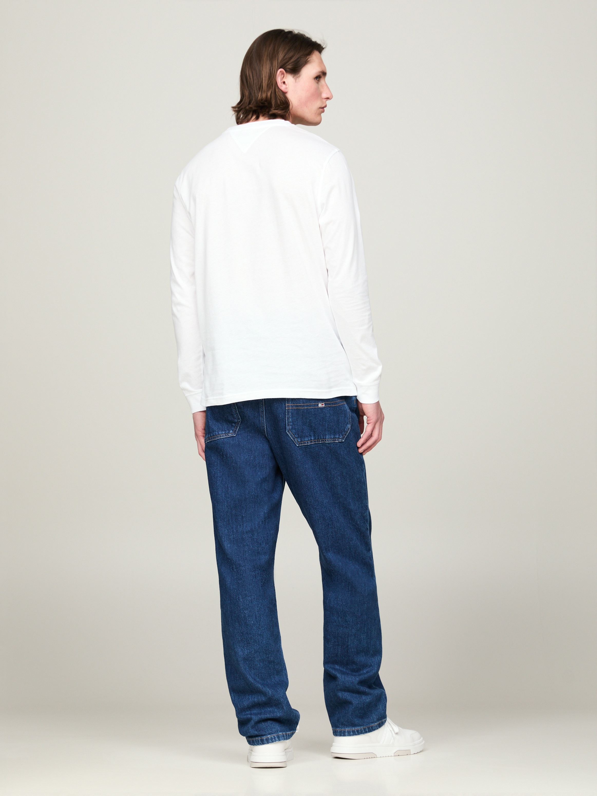 Tommy Jeans Plus Langarmshirt »TJM SLIM 2PACK L/S EXT«, mit Rundhalsausschnitt