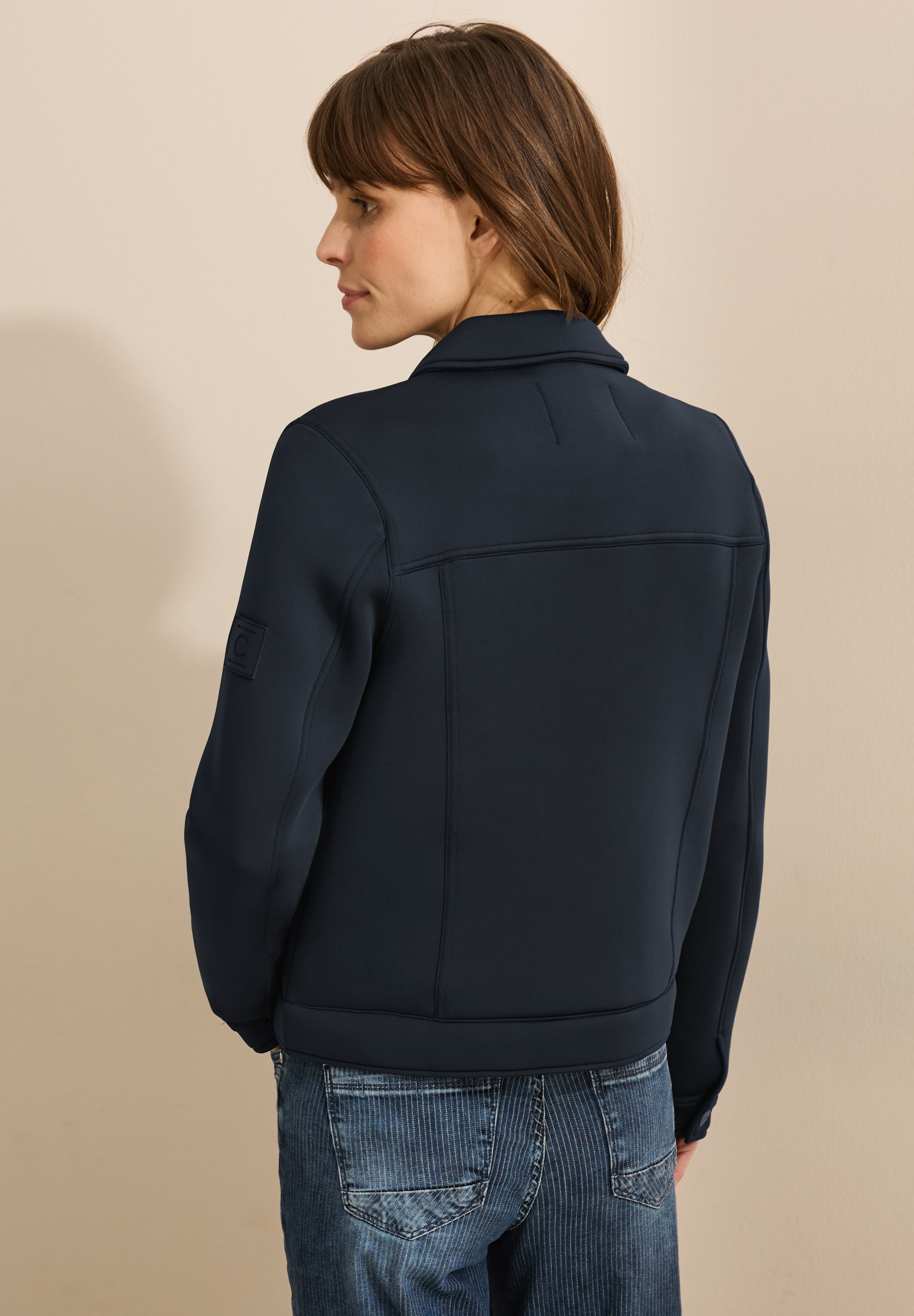 Cecil Kurzjacke, ohne Kapuze, aus elastischem Materialmix