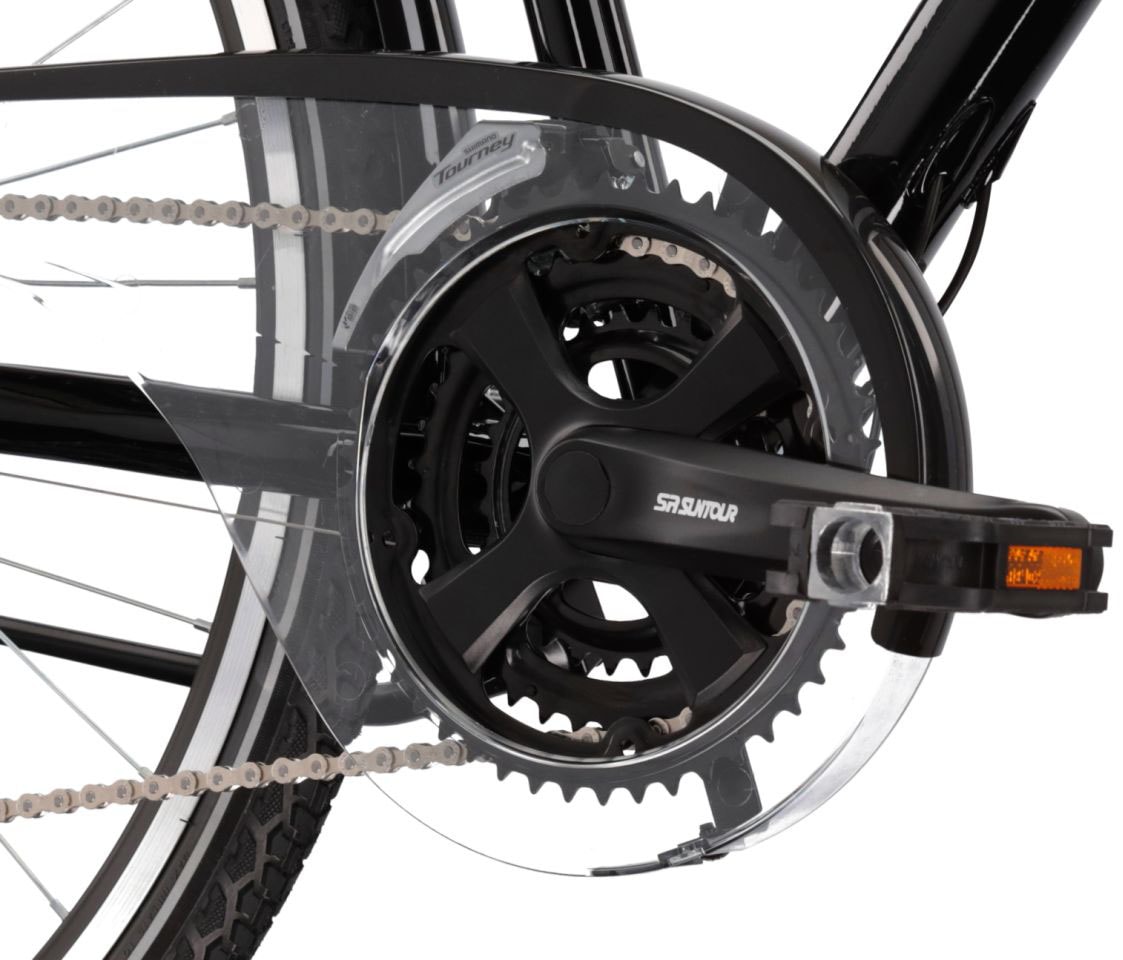Kross Trekkingrad »Trekkingrad Trans 4.0 schwarz 21 Gänge«, 21 Gang, Shimano, ACERA T3000 Schaltwerk, Kettenschaltung