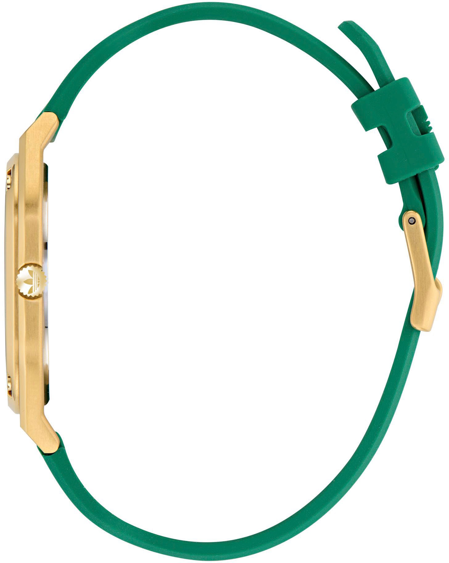adidas Originals Quarzuhr »CITY TECH THIN«, Armbanduhr,Herrenuhr,Damenuhr,Silikonarmband,wasserabweisend bis 5 bar