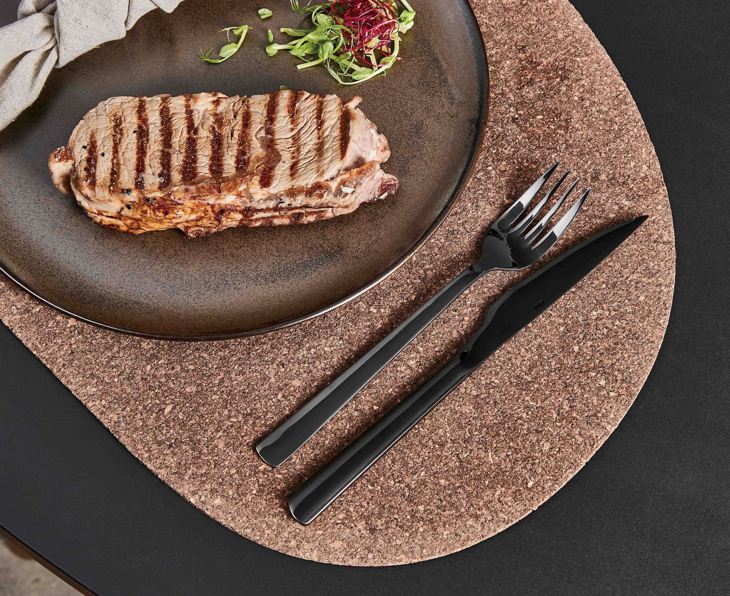 aida RAW Steakbesteck "RAW" PVD-beschichtete Oberfläche günstig online kaufen