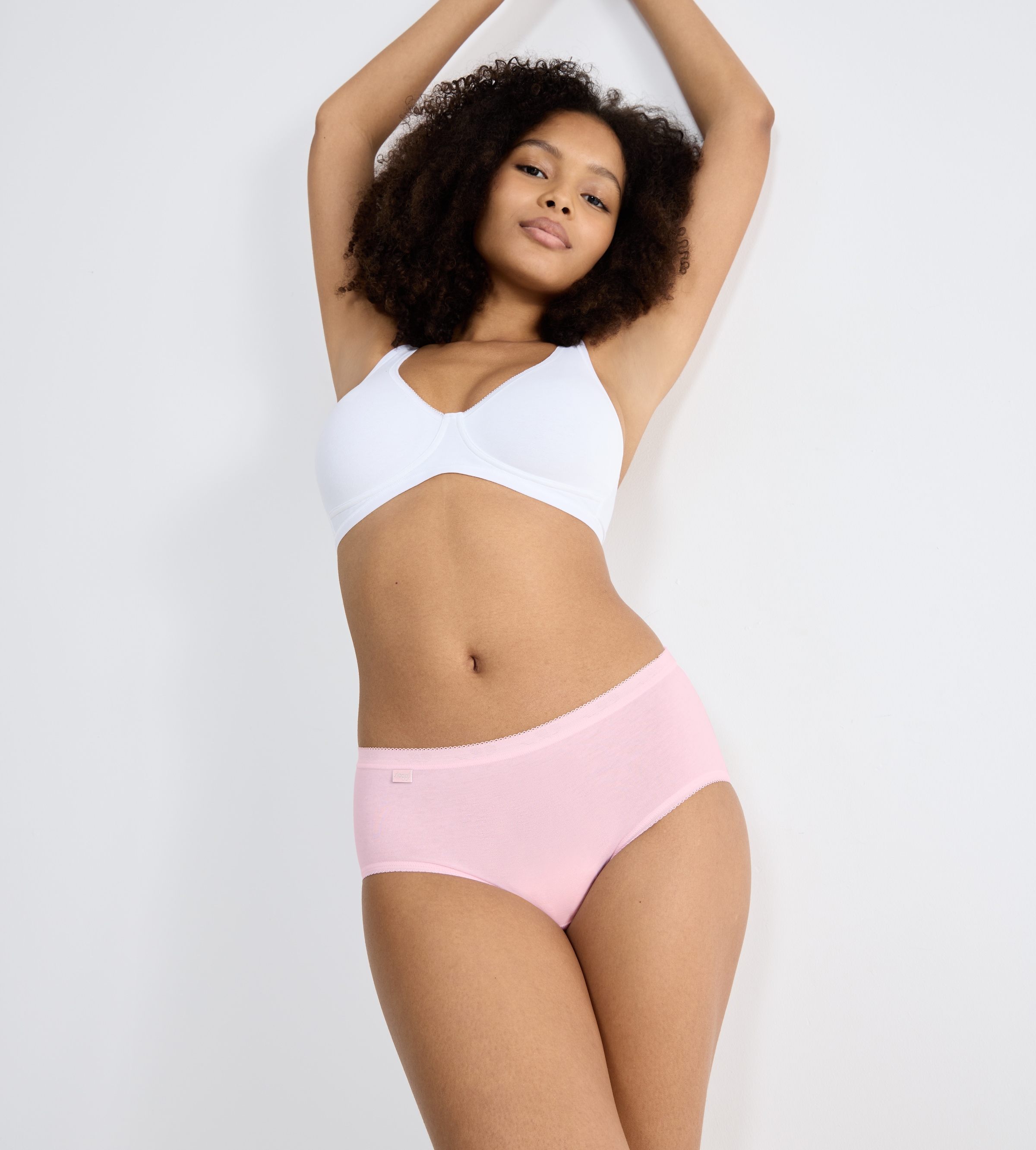 sloggi Slip »Basic+ Midi C4P«, (4er Pack), perfekter Sitz