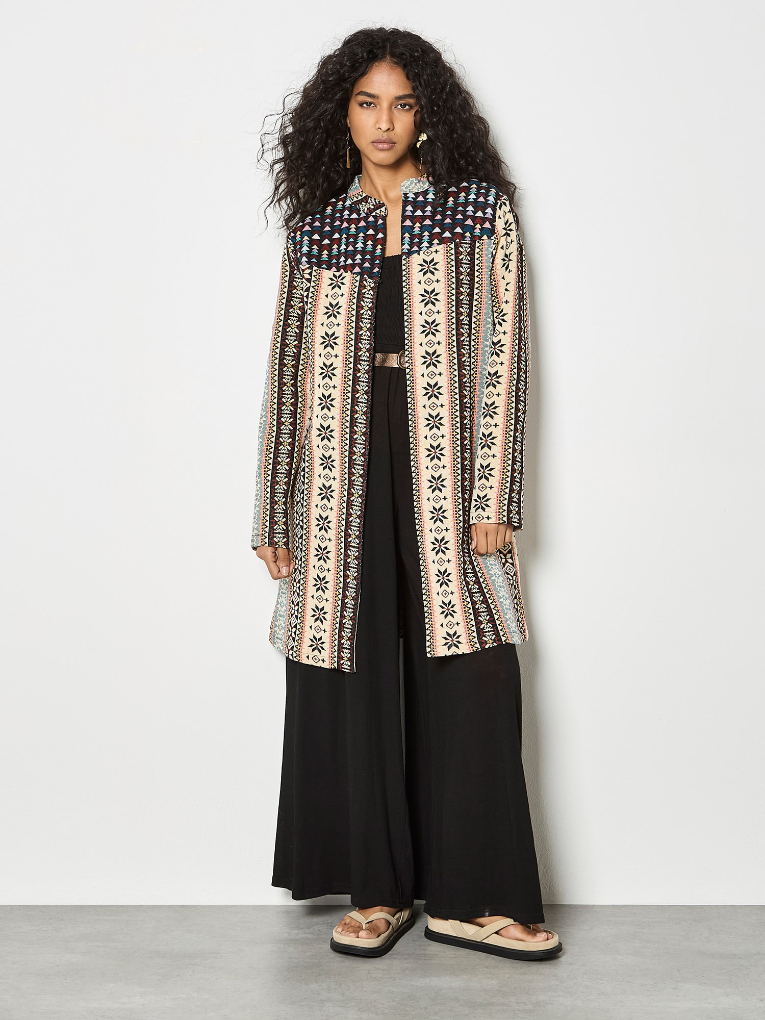 Apricot Langjacke "Jacke" mit Muster
