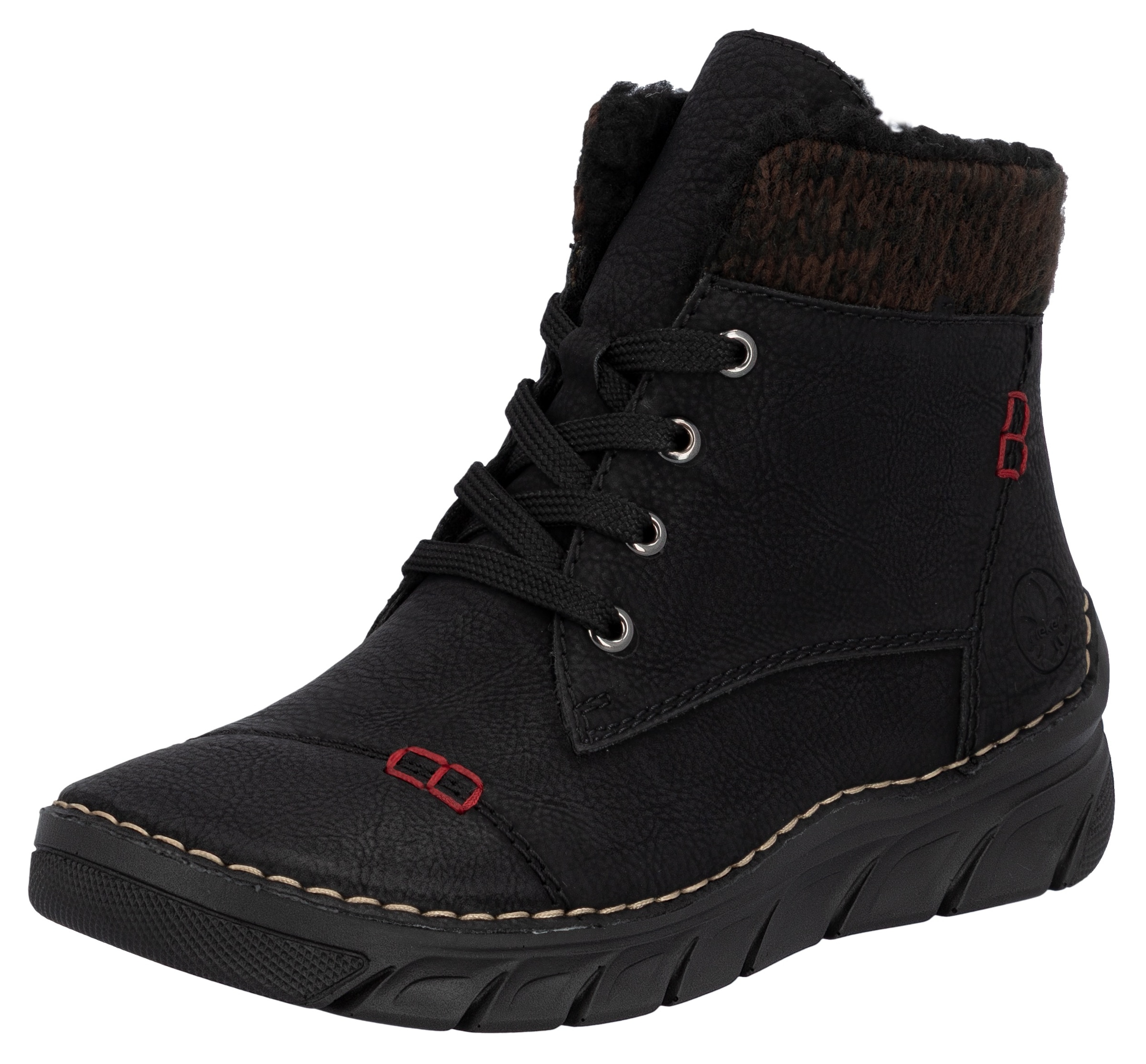 Rieker Winterboots, Schnürboots, Stiefelette, Casual-Boots mit softem Schaf günstig online kaufen