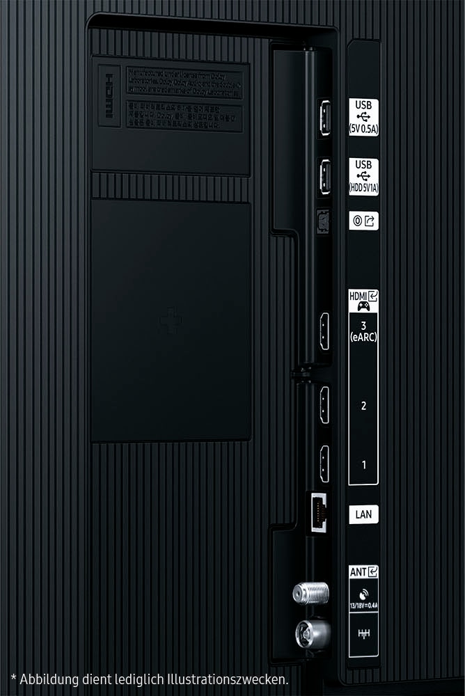 Samsung LED-Fernseher »GU98DU9079U« 249 cm/98 Smart-TV Crystal UHD, Q-Symphony, Dolby Surround Sound, Triple Tuner, Smart-Hub