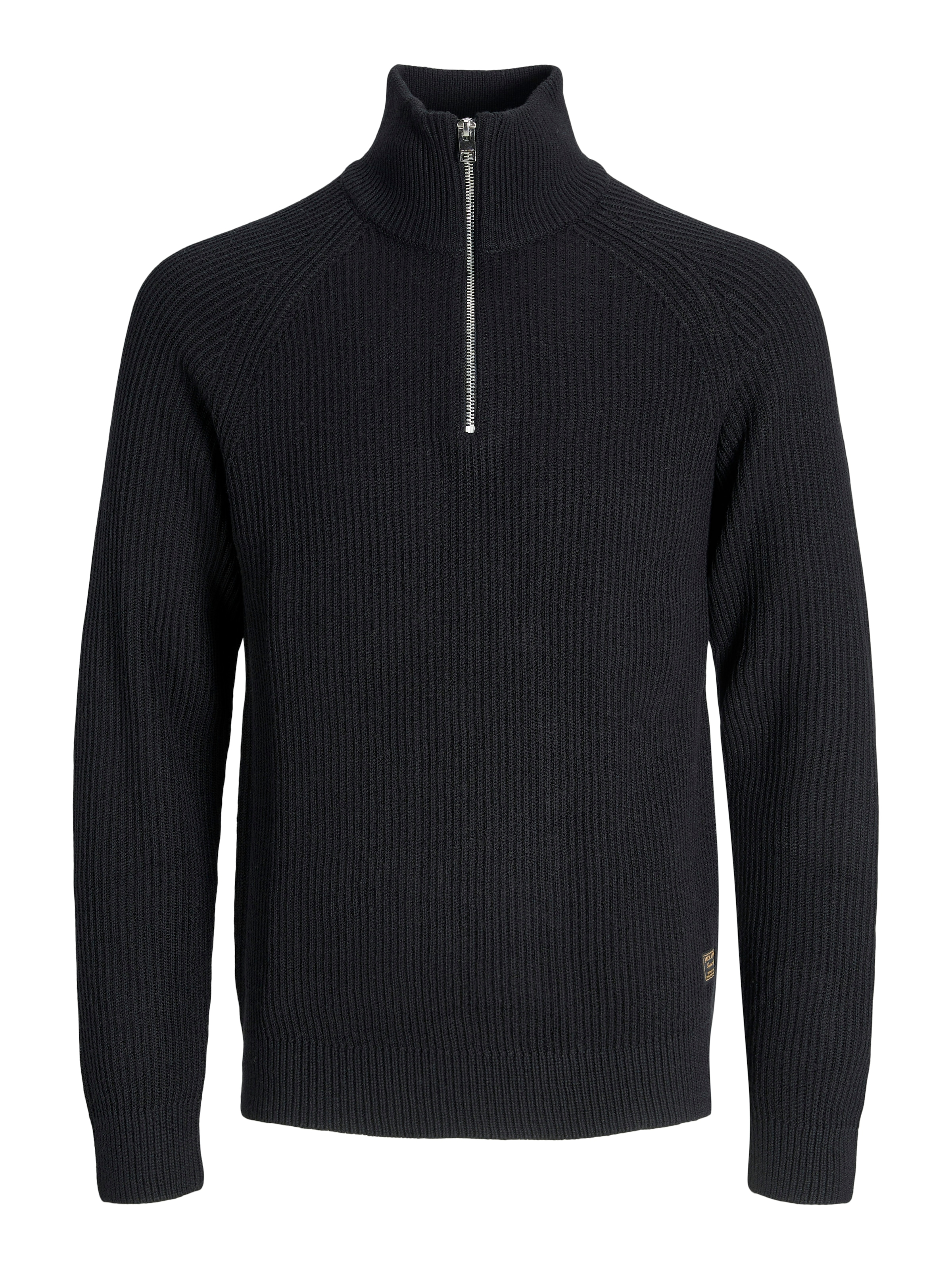 Jack & Jones PlusSize Troyer "JJPANNEL KNIT HALF ZIP AW25 PLS" günstig online kaufen