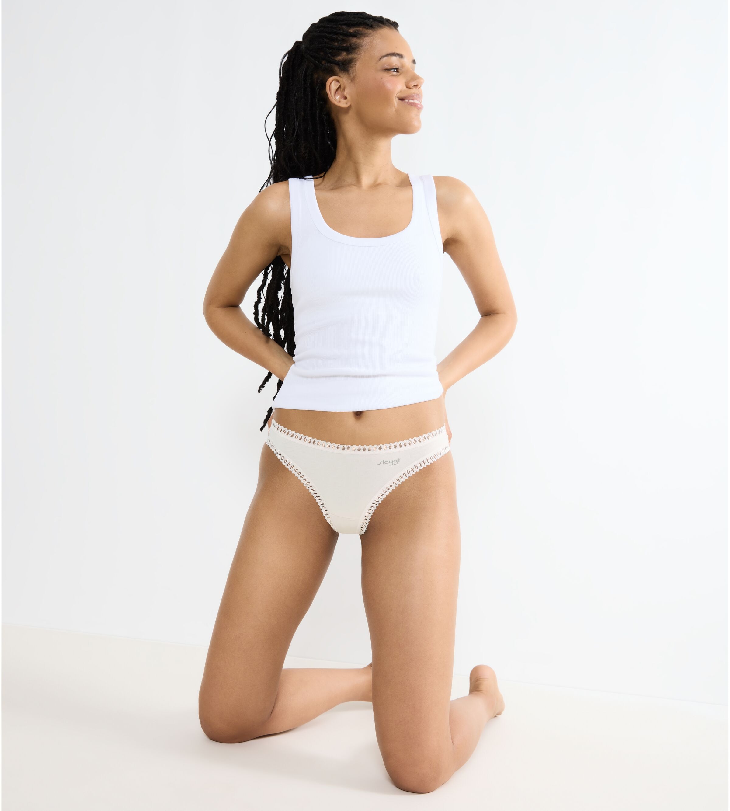 sloggi String »GO Crush String C3P« 3er Pack,  mit Spitzendetails