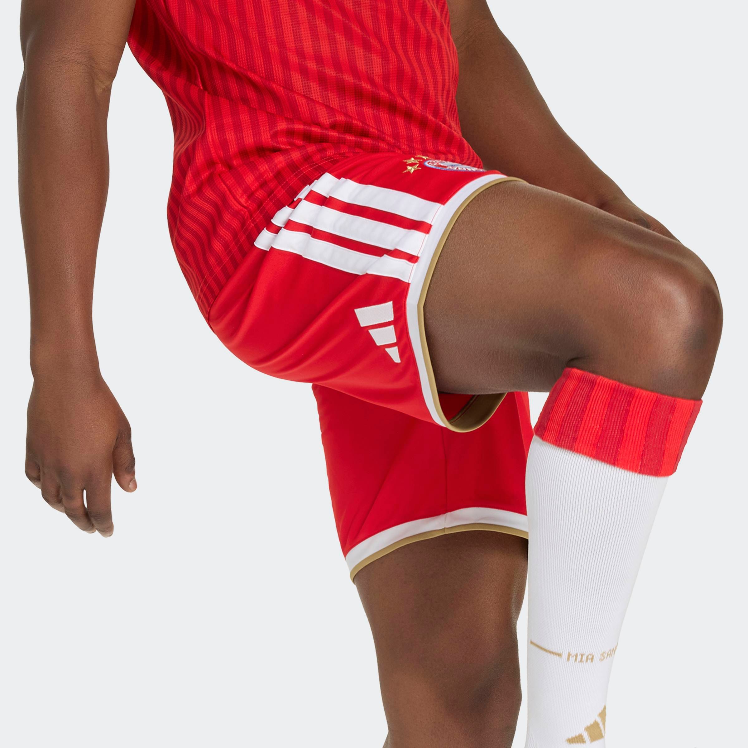 adidas Performance Trainingsshorts »FCB H SHO«  für Fußball, mit elastischem Bund und Kordelzug, aus Polyester