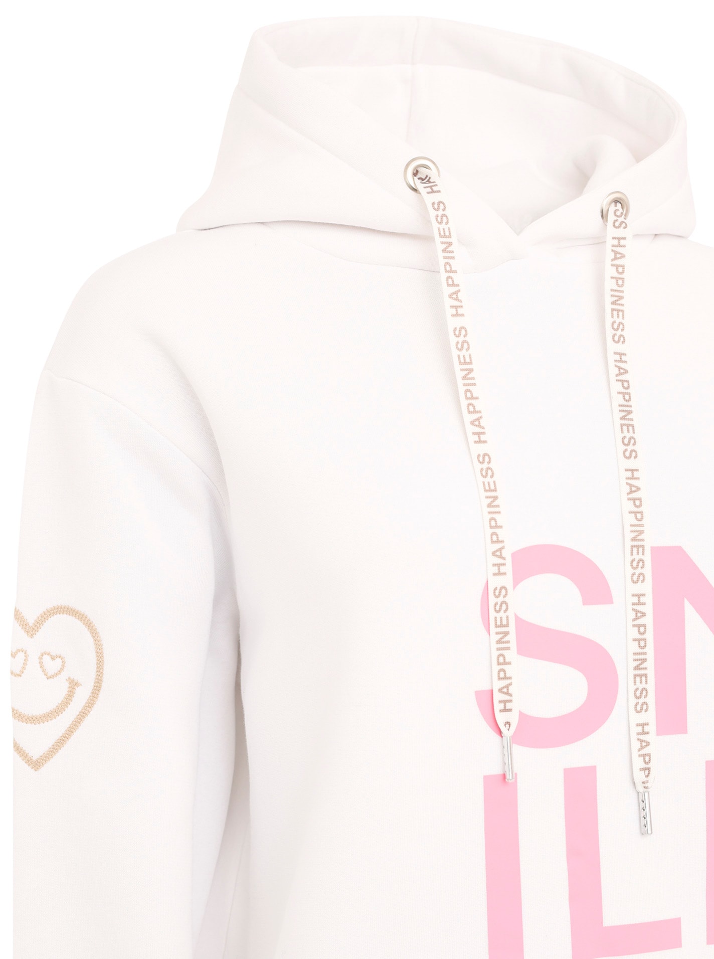Zwillingsherz Hoodie »"Alissa"«, mit SMILE Print