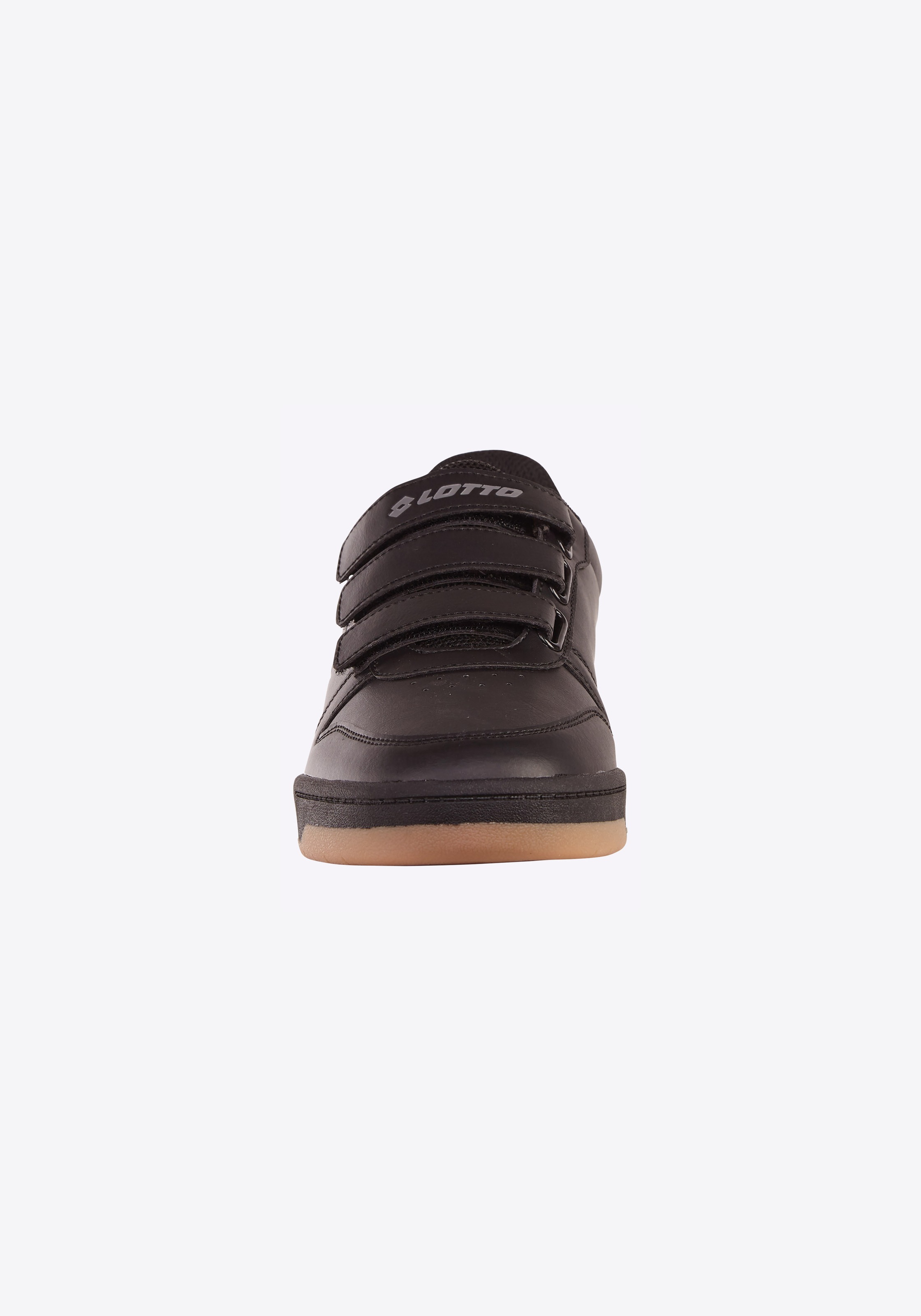 Sneaker LOTTO, Damen, Gr. 41, schwarz (schwarz, dunkelgrau), Synthetik, Textil, Schuhe Sneaker, - mit drei praktischen Klettverschlüssen 6