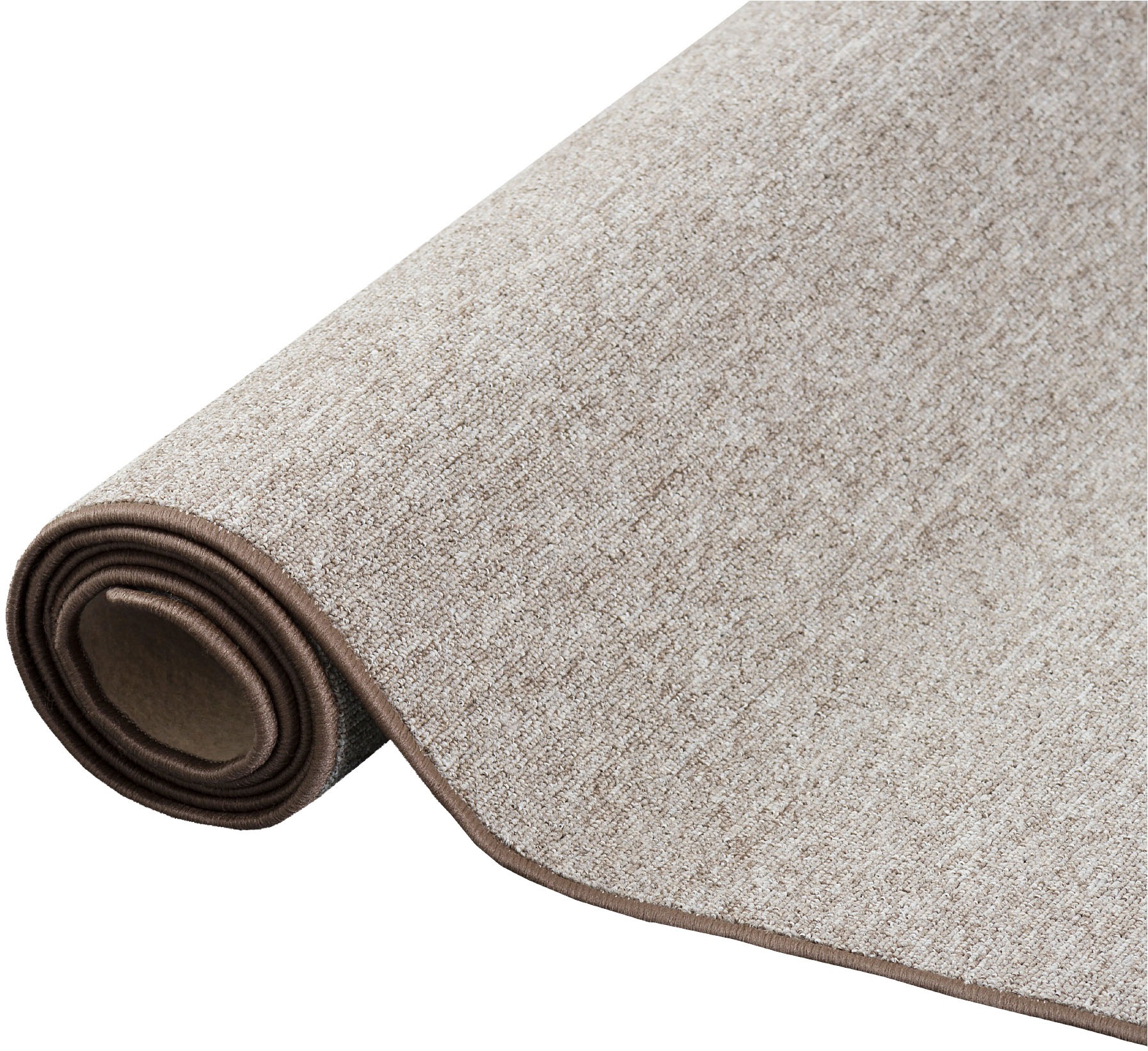 my home Teppich »Fortis, Schlinge, Made in Netherlands«, rechteckig, 5 mm Höhe, Uni Farben, Schlinge, gekettelt, auch als Läufer, strapazierfähig