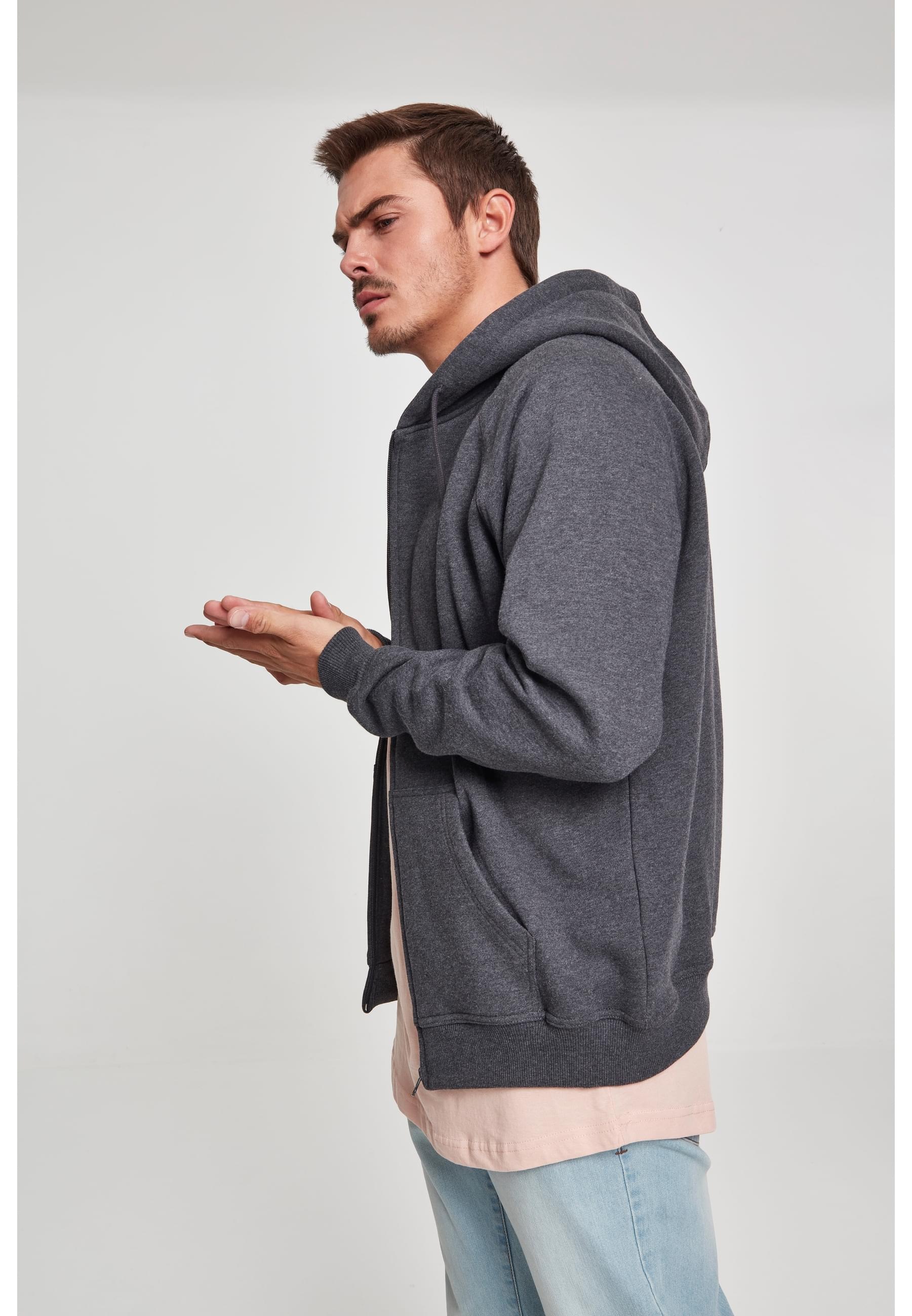URBAN CLASSICS Sweatjacke »Urban Classics Herren Zip Hoody«