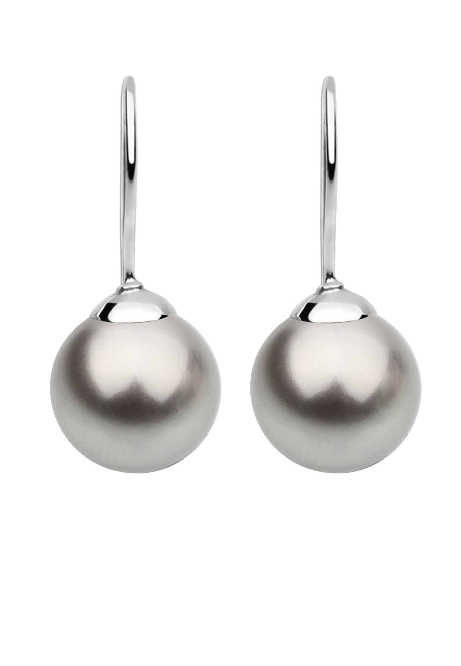 Nenalina Paar Ohrhänger »Hänger Basic Synthetische Perle 925 Silber«