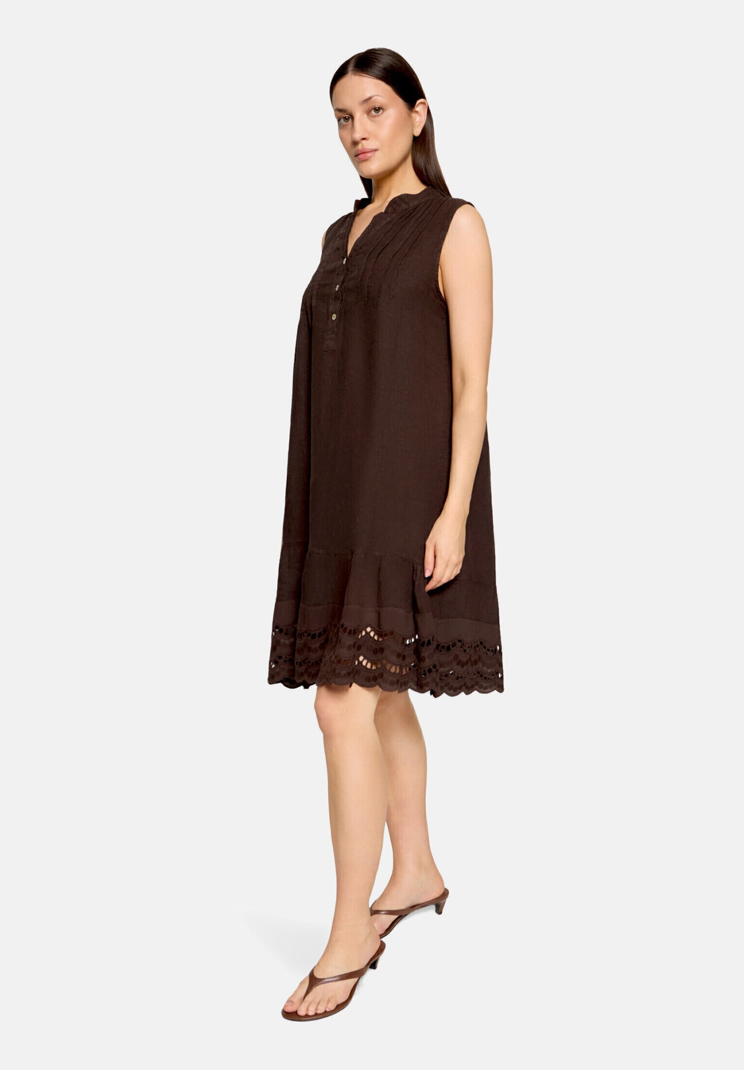 Cartoon Druckkleid "Damen mit Stickerei" Ohne Tasche