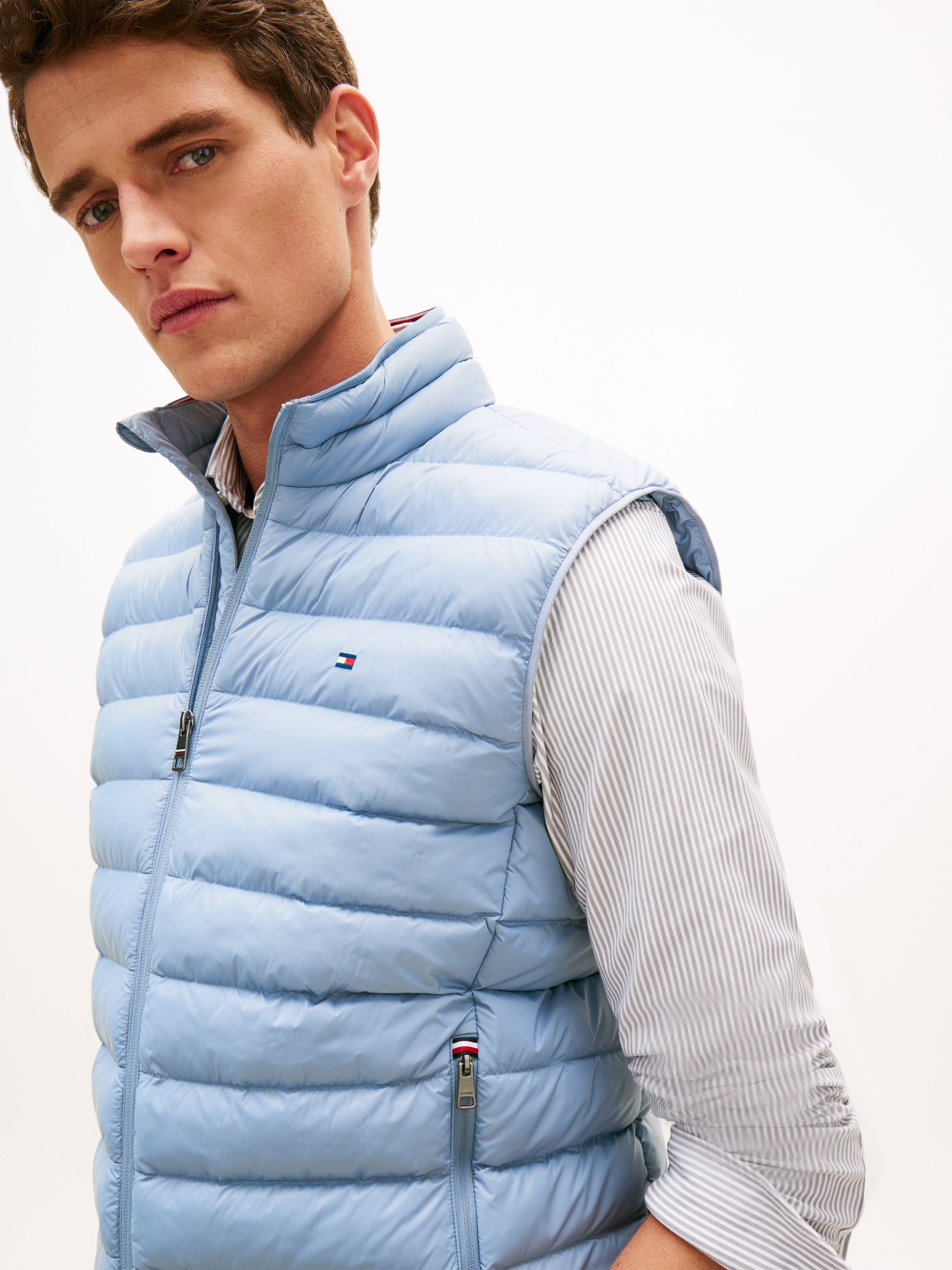 Tommy Hilfiger Steppweste "PACKABLE RECYCLED VEST" mit Logostickerei günstig online kaufen