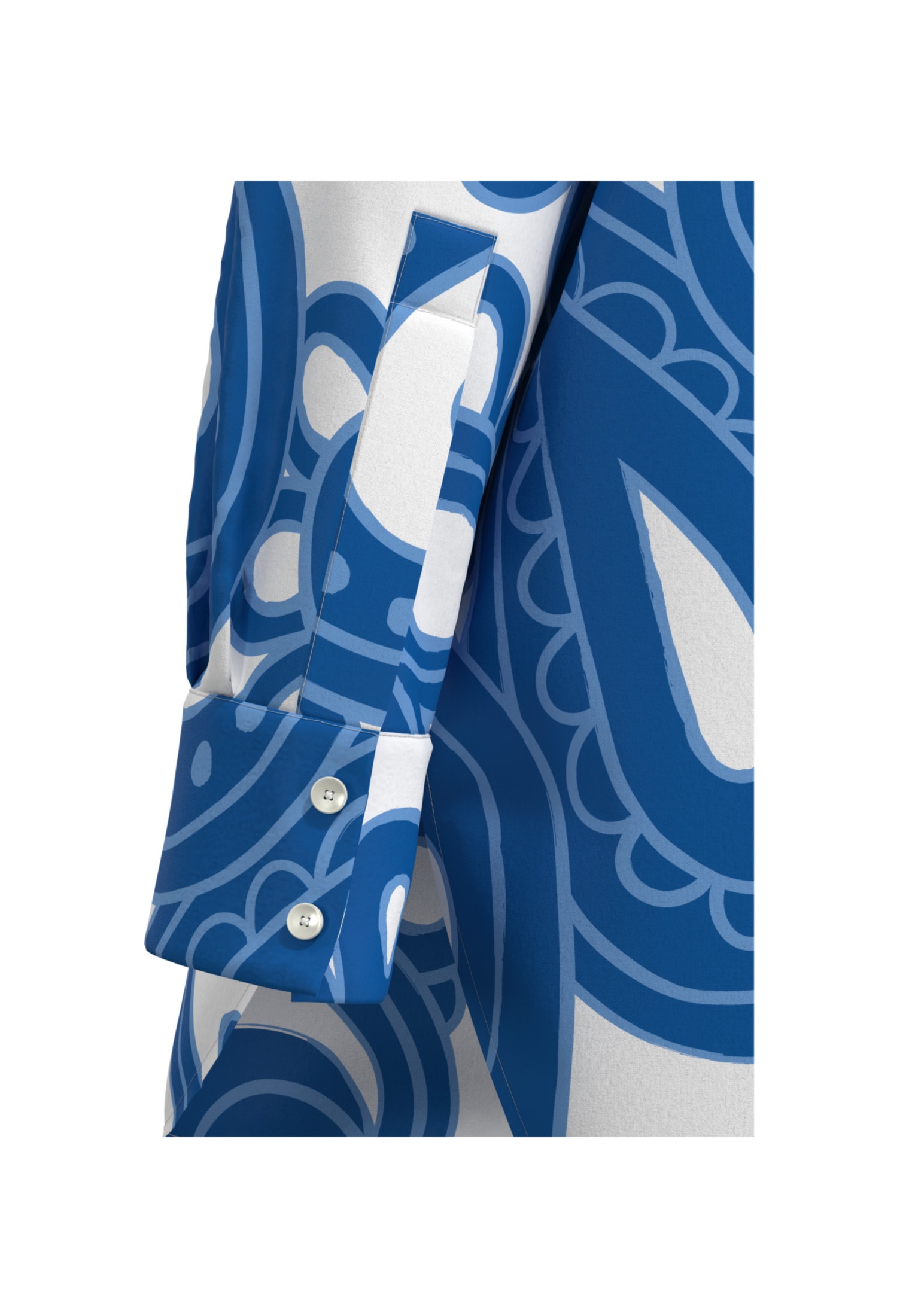 seidensticker Longbluse »Schwarze Rose« Langarm Kragen Paisley