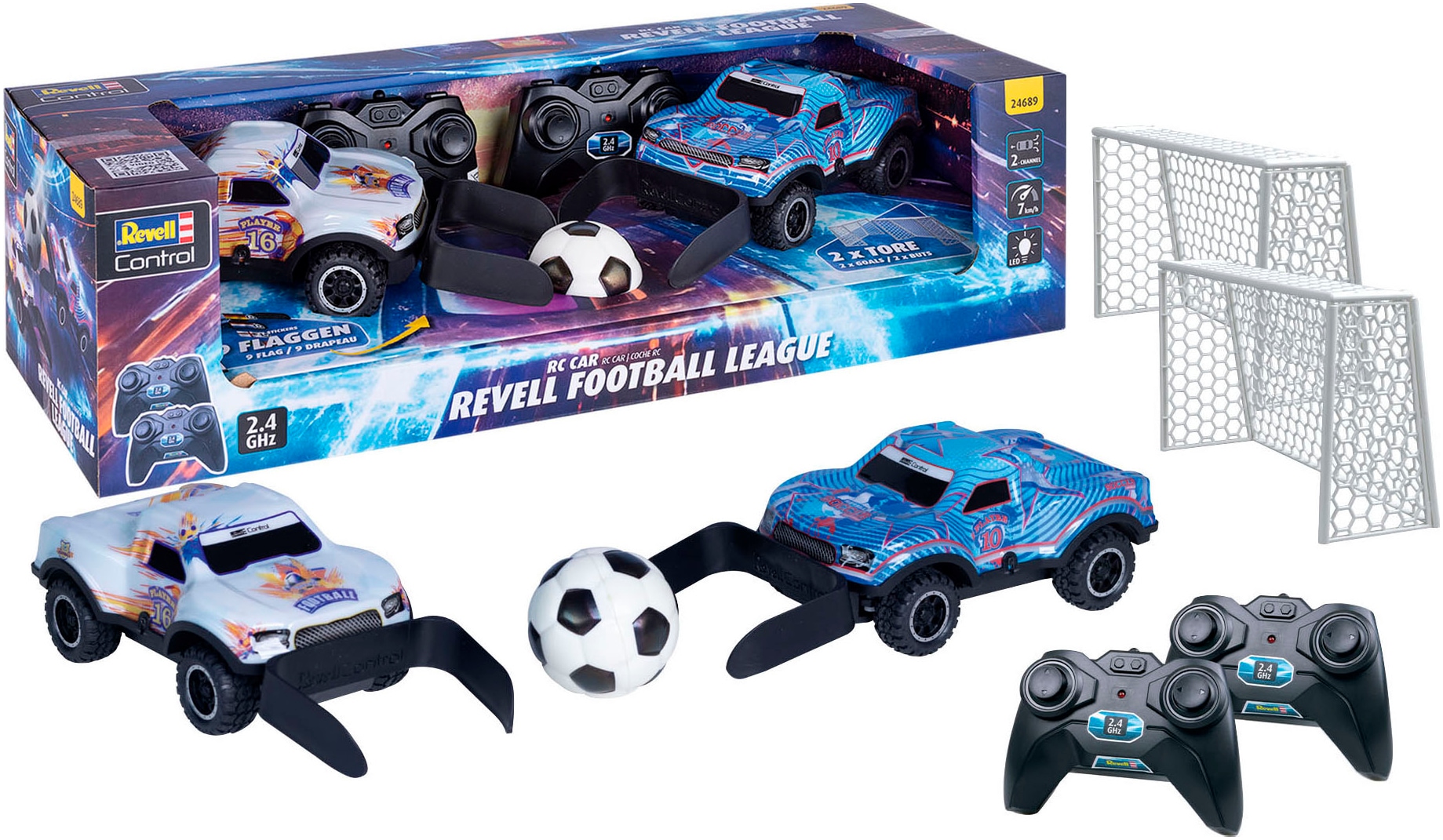 RC-Auto »Revell® control, Football League, 2,4 GHz«, mit LED-Licht