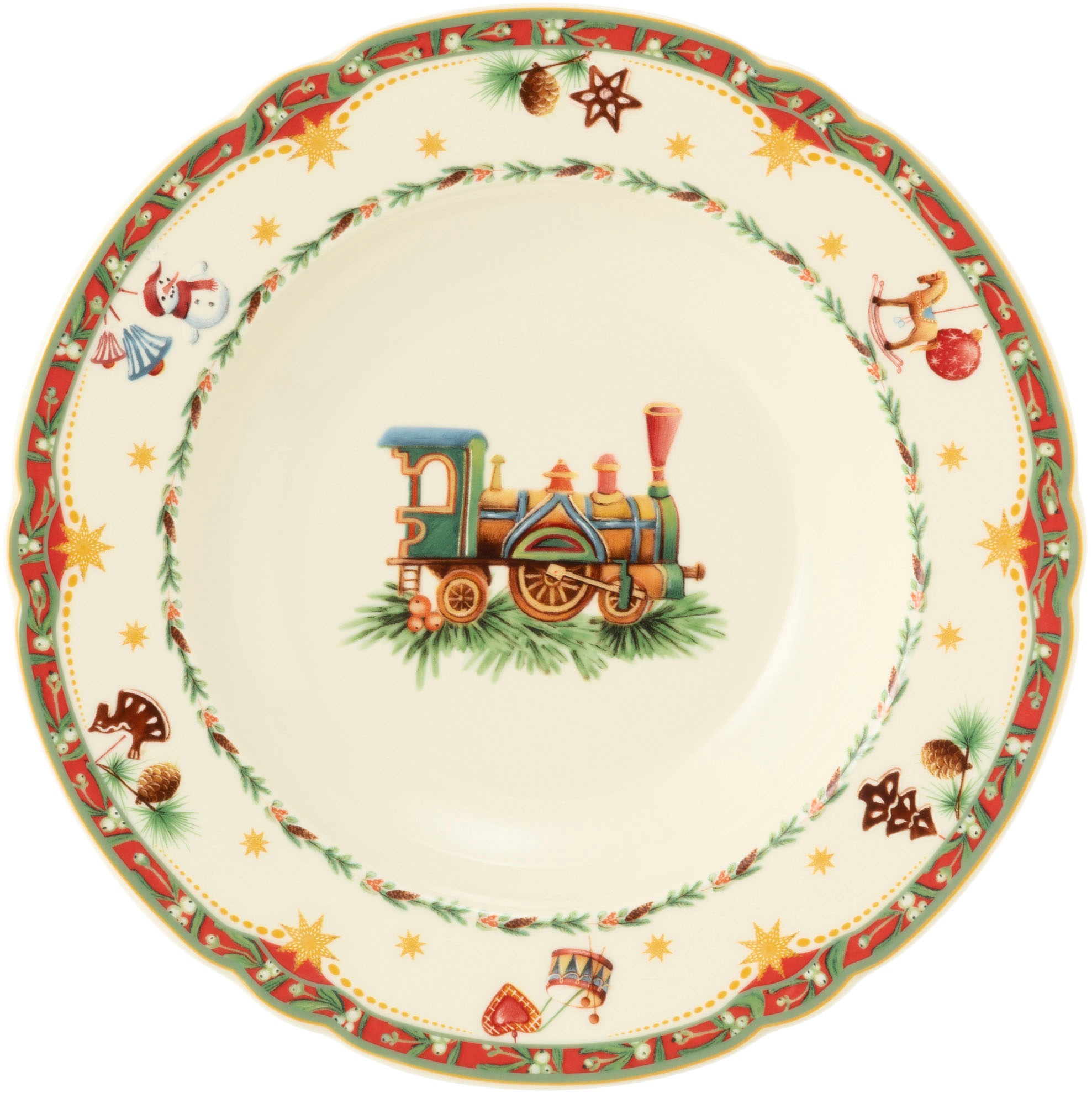 Seltmann Weiden Suppenteller »Marieluise - Weihnachtsnostalgie«, (1 St.), Teller rund 23 cm