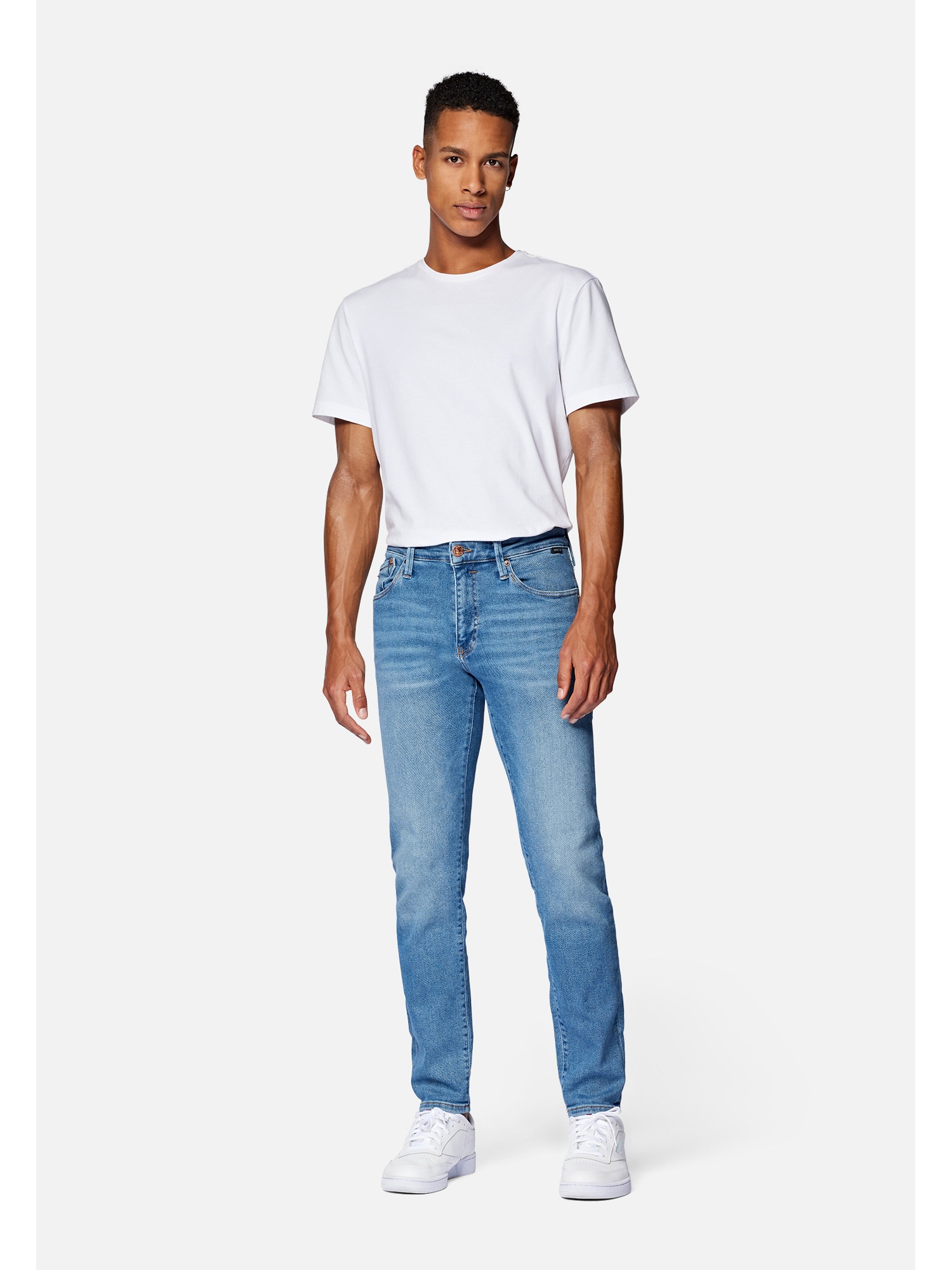 Mavi Tapered-fit-Jeans »CHRIS«, Eng zulaufende Jeans