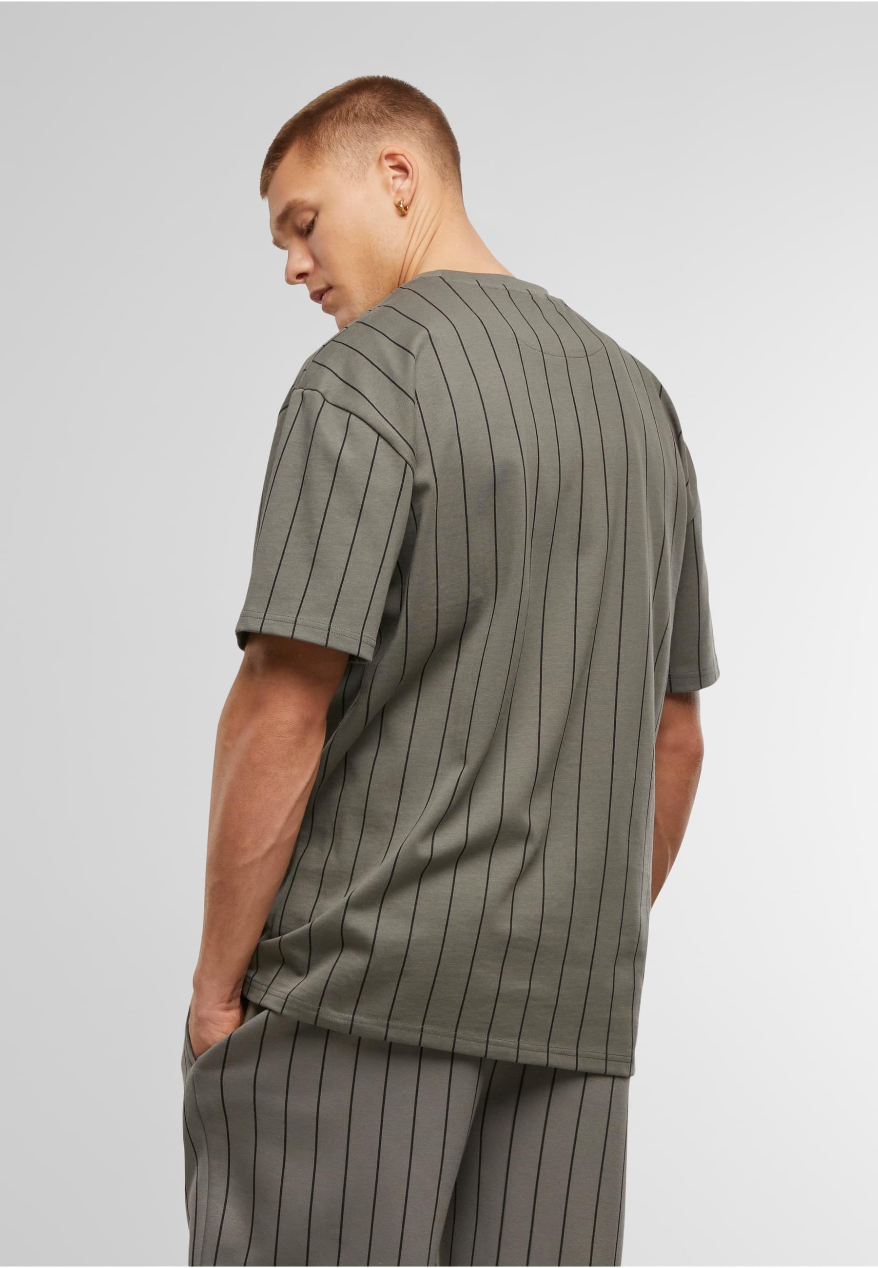 Karl Kani T-Shirt »Karl Kani Autograph Pinstripe Jersey Boxy T-Shirt«, (1 tlg.)