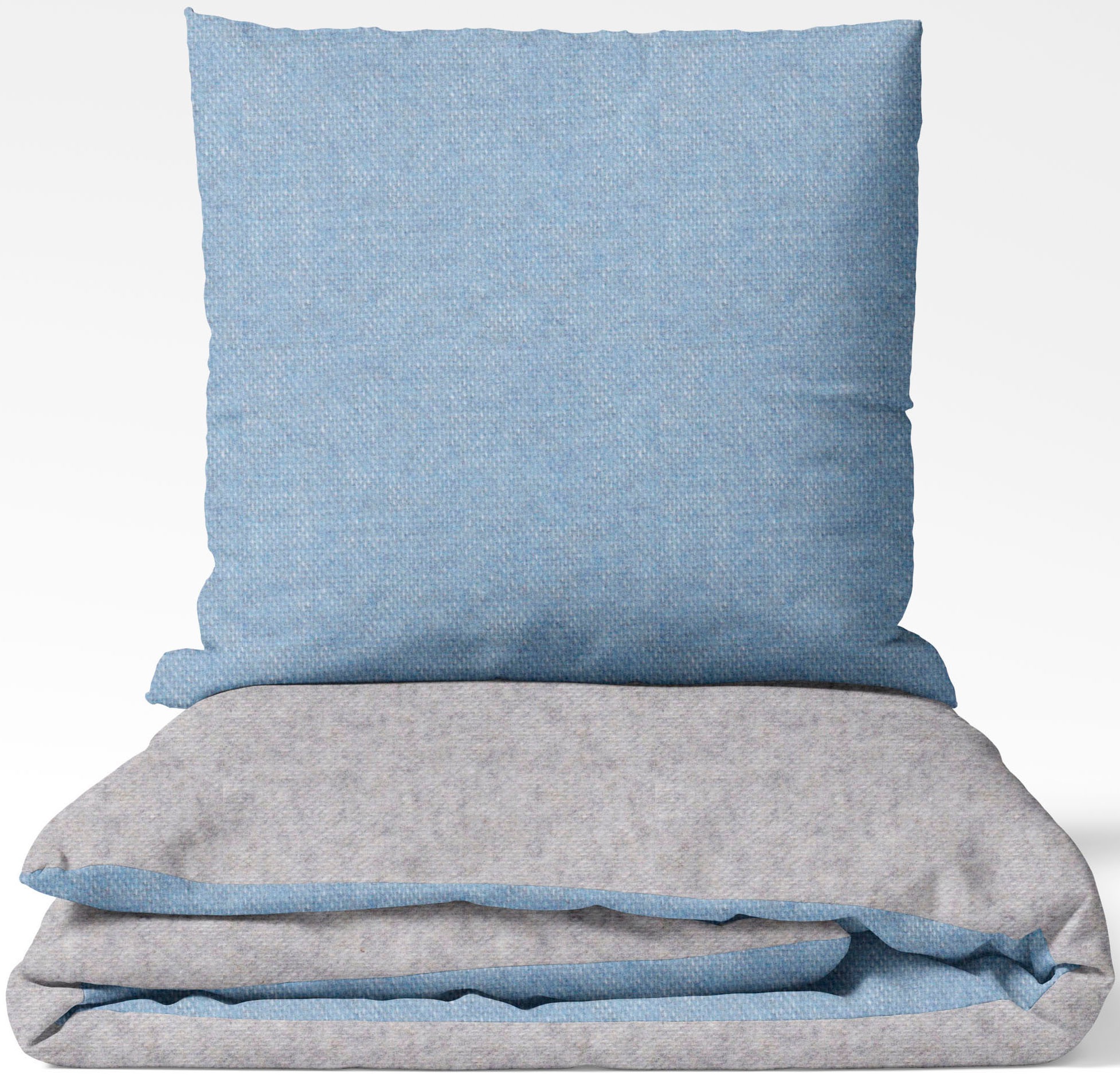 SETEX Wendebettwäsche "Feinbiber" 2 Stk. tlg. mit Wendefunktion günstig online kaufen