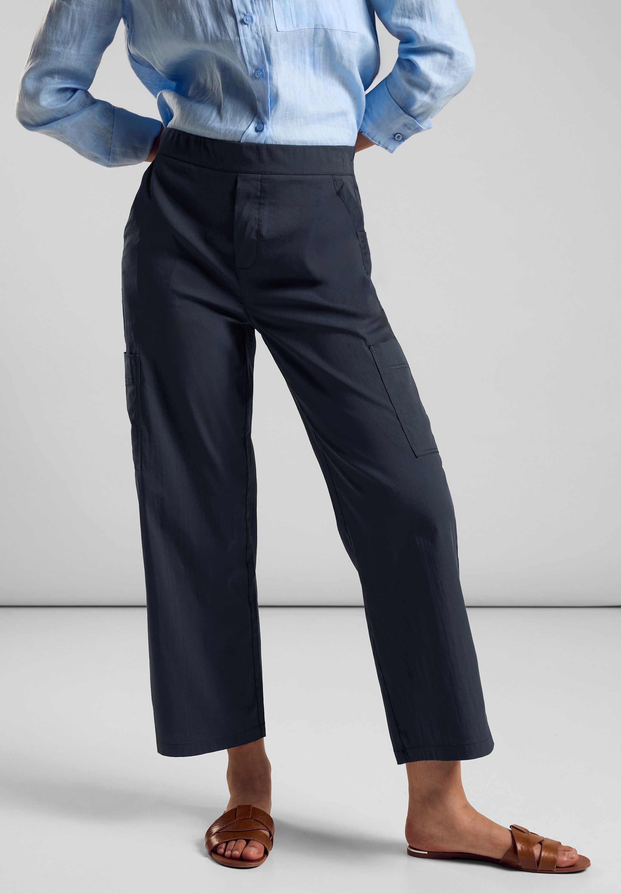 STREET ONE Cargohose, High Waist