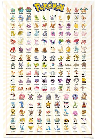 Reinders! Poster »Pokemon« Comic (1 St.)