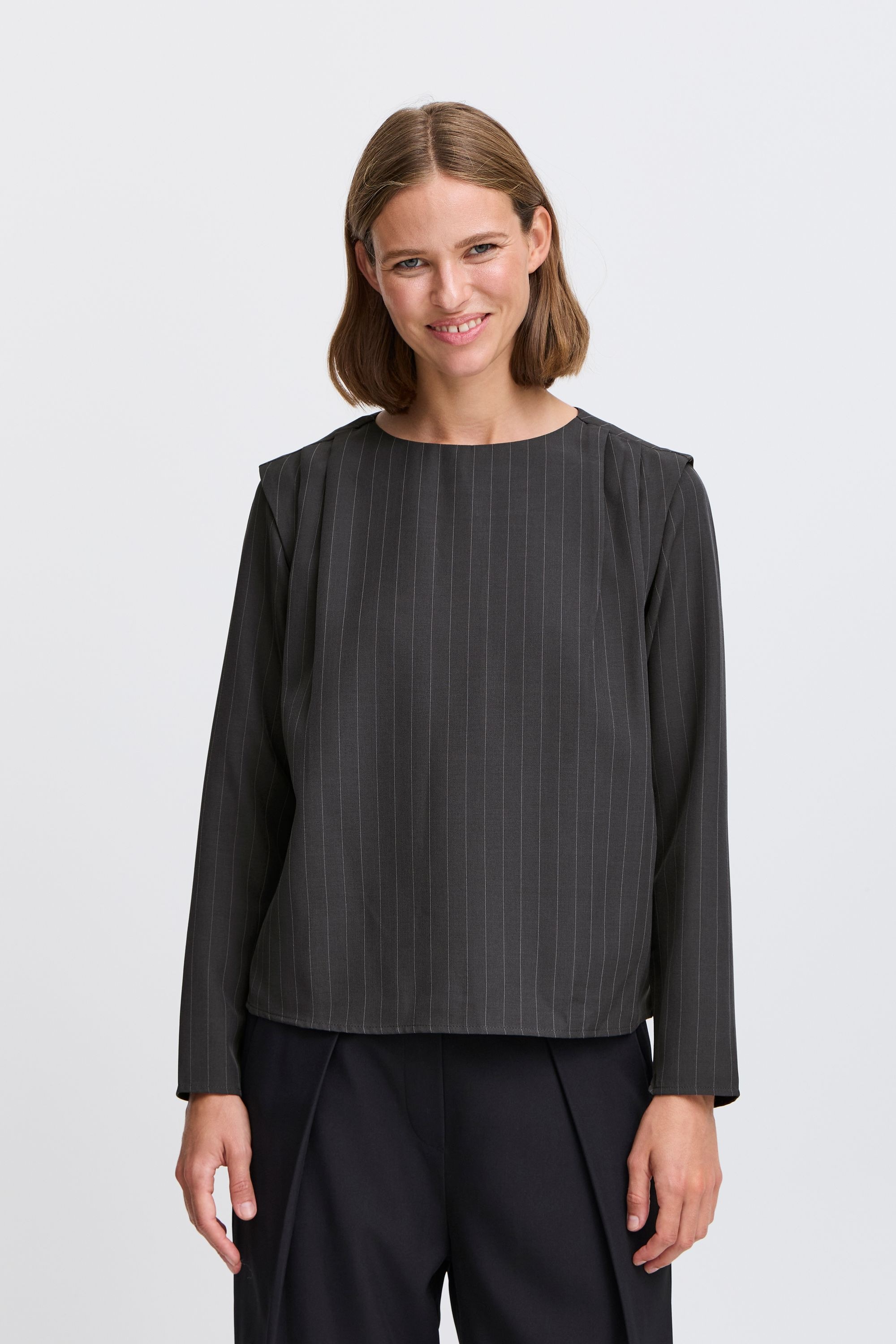b.young Langarmbluse »Langarmbluse BYMMMIDDE BLOUSE -«