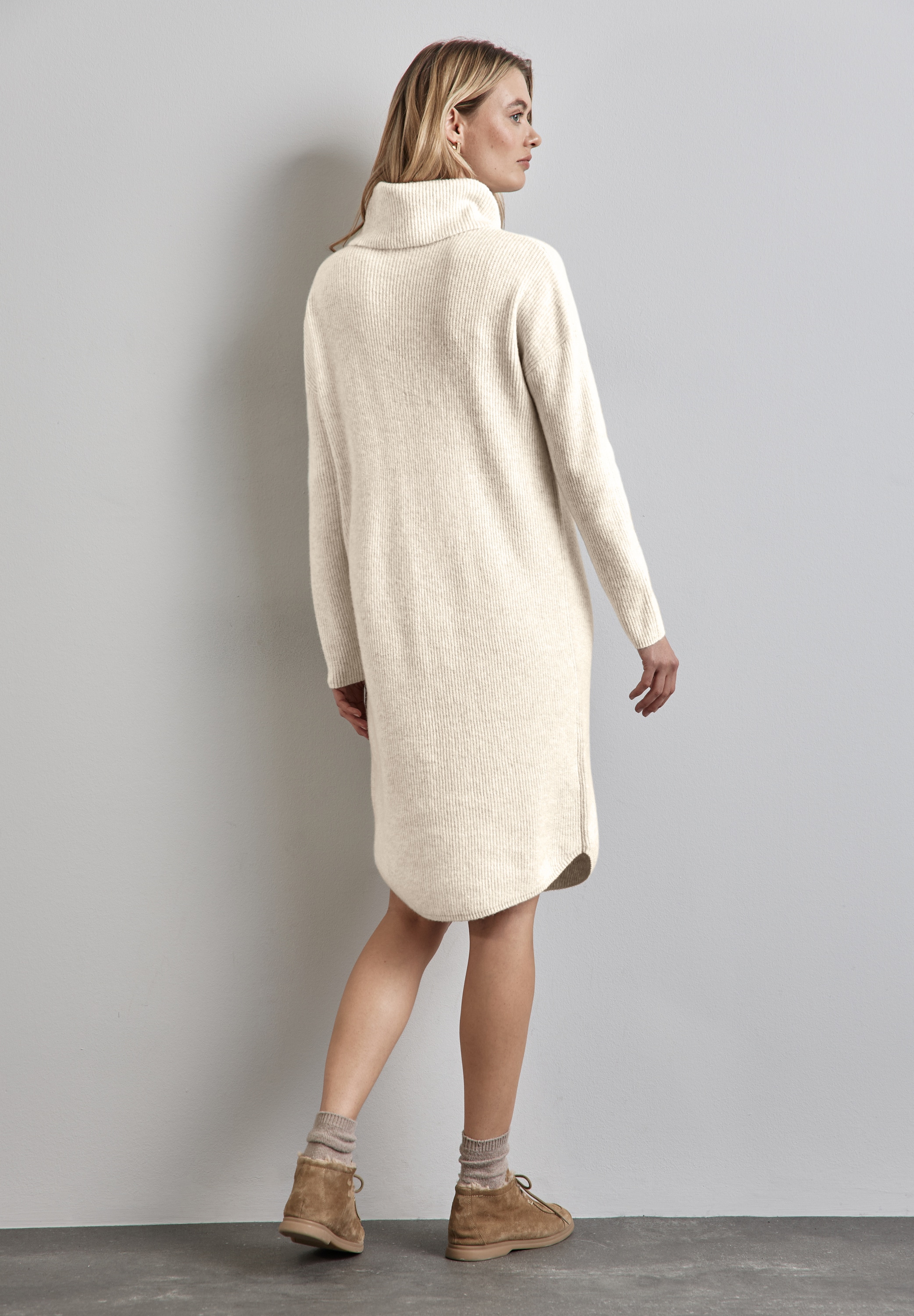 STREET ONE Minikleid, mit Rippstruktur