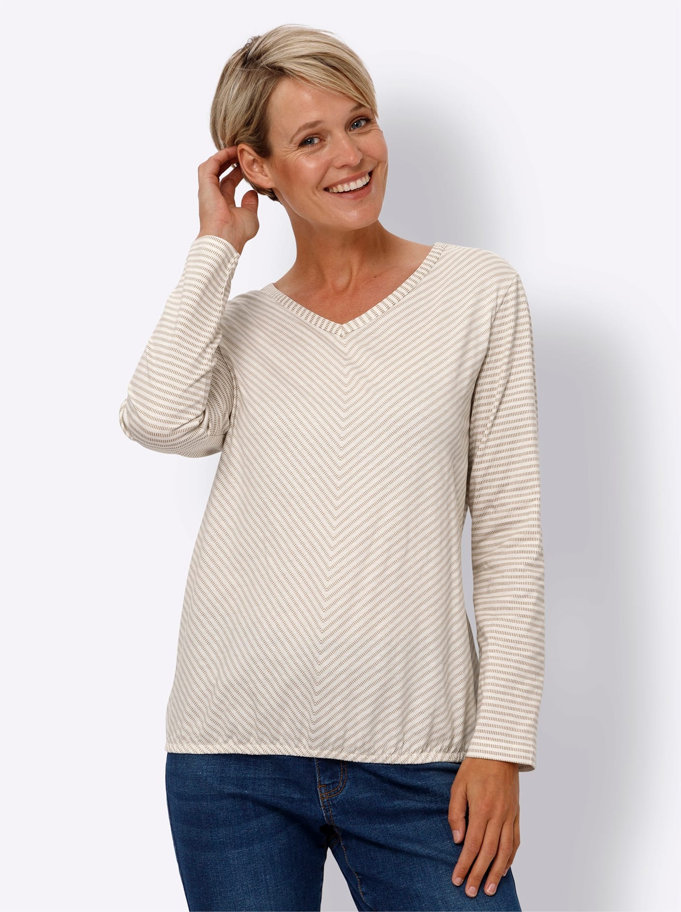 Classic Basics Langarmshirt "Langarm-Shirt" 1 Stk. tlg. günstig online kaufen
