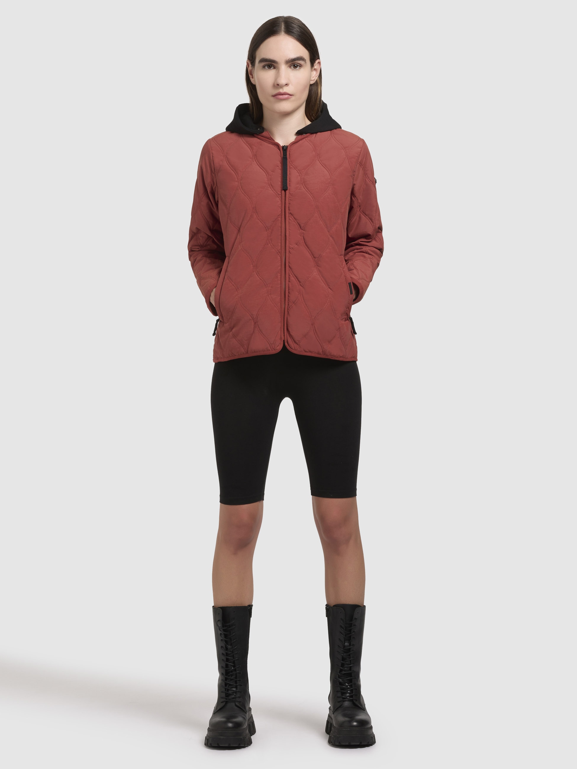 khujo Steppjacke »MALAR«, mit Kapuze