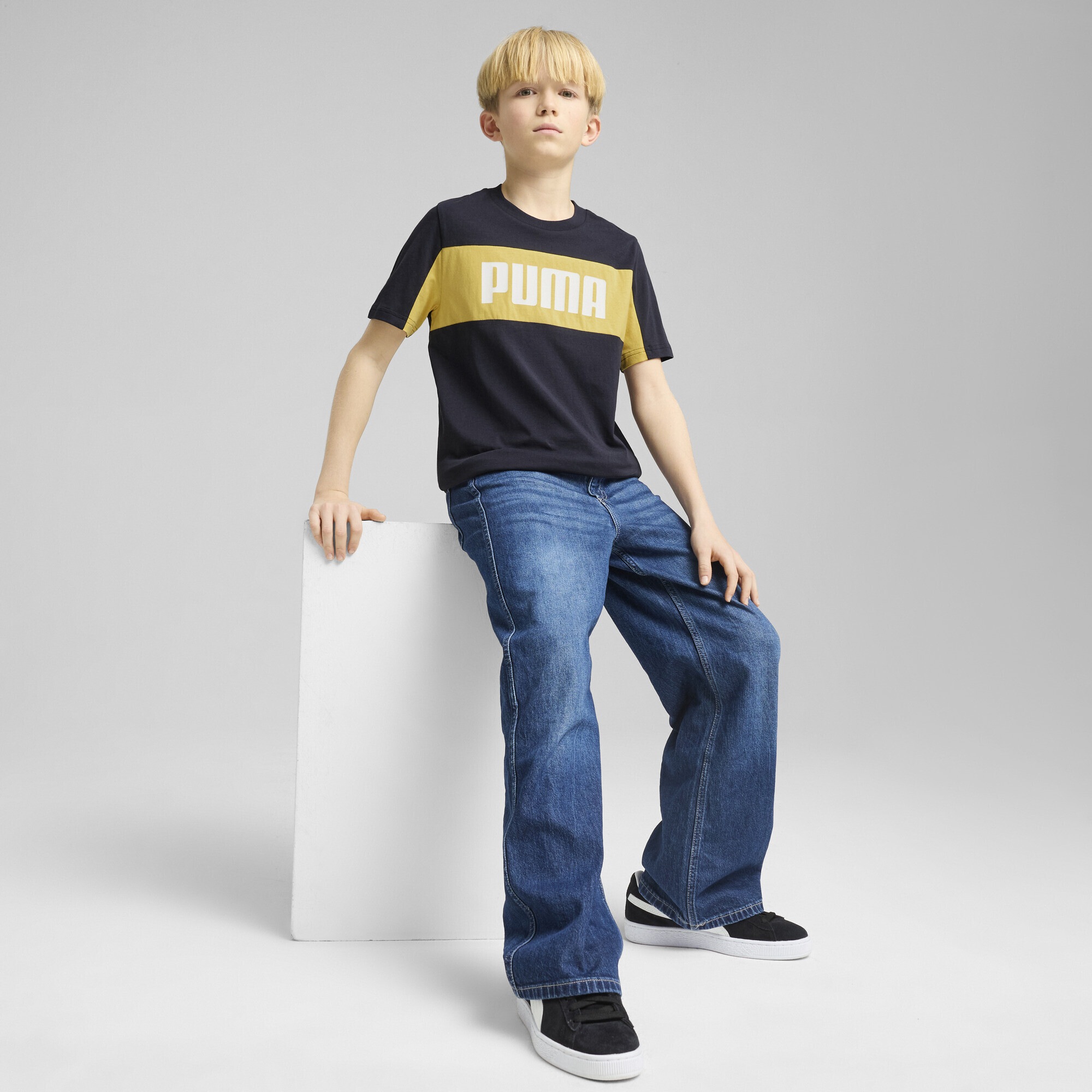 PUMA T-Shirt »Essentials Block T-Shirt Jungen«
