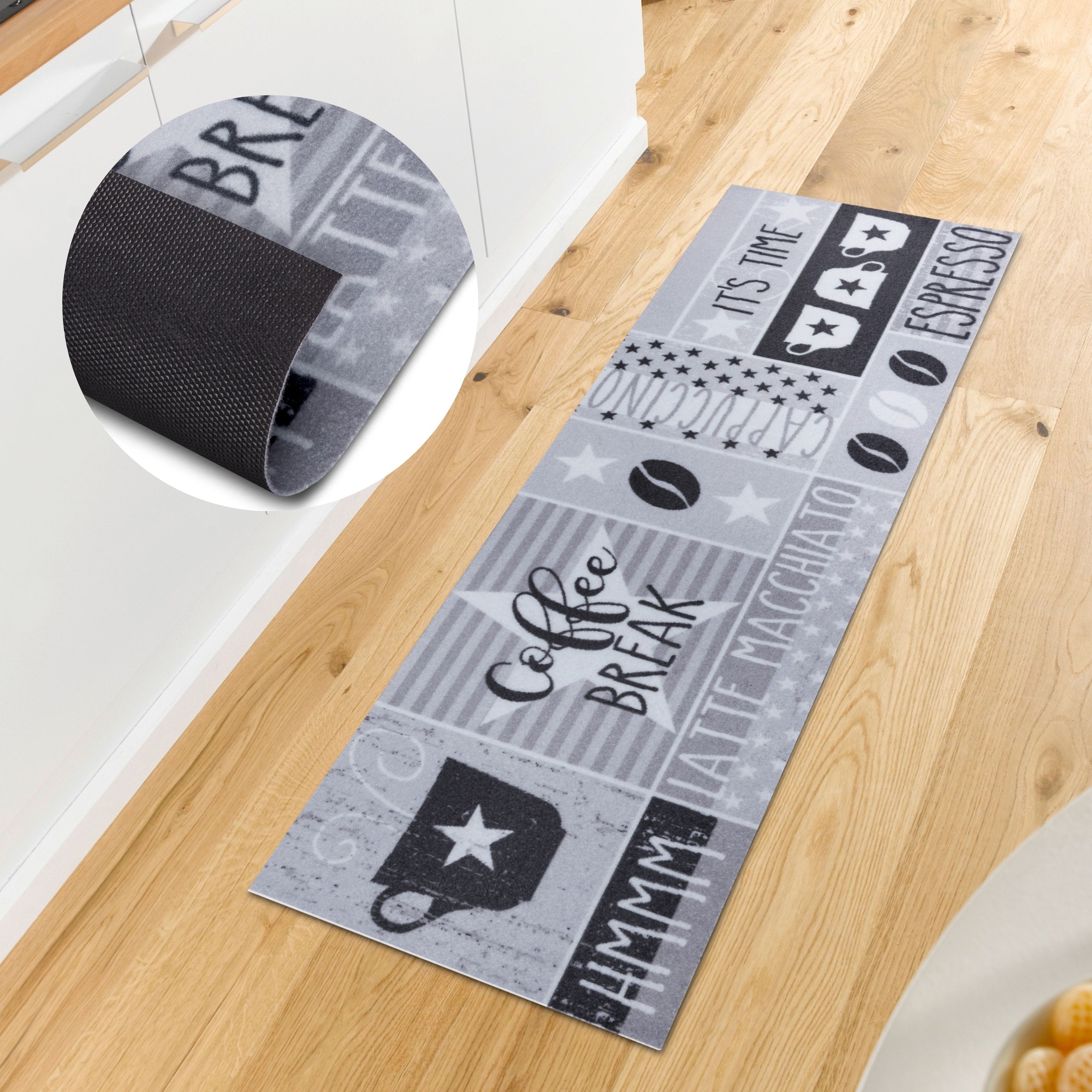 HANSE Home Küchenläufer "Its Time For Espresso" rechteckig 3 mm Höhe Läufer günstig online kaufen