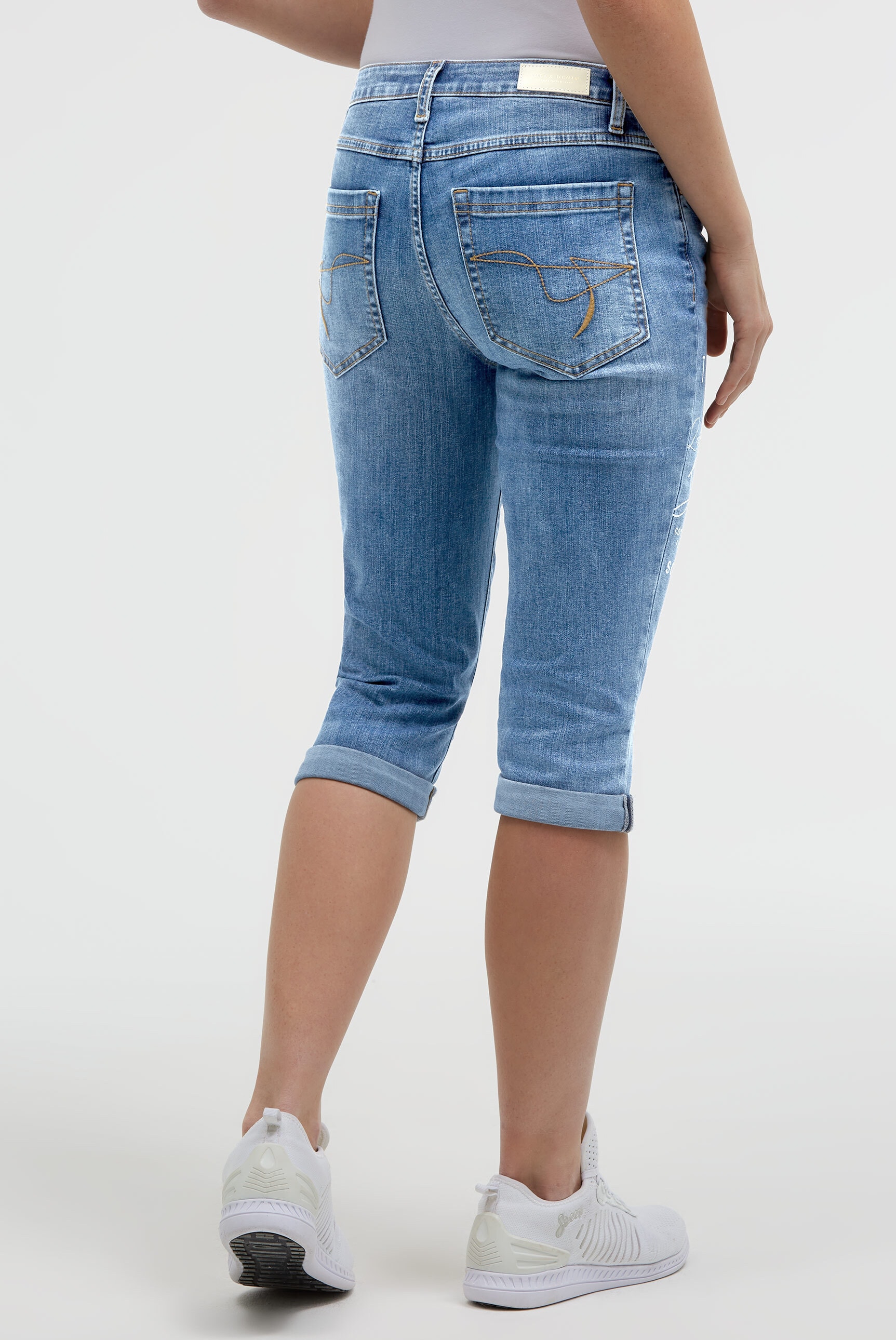 SOCCX Regular-fit-Jeans mit Turn-Up Saum
