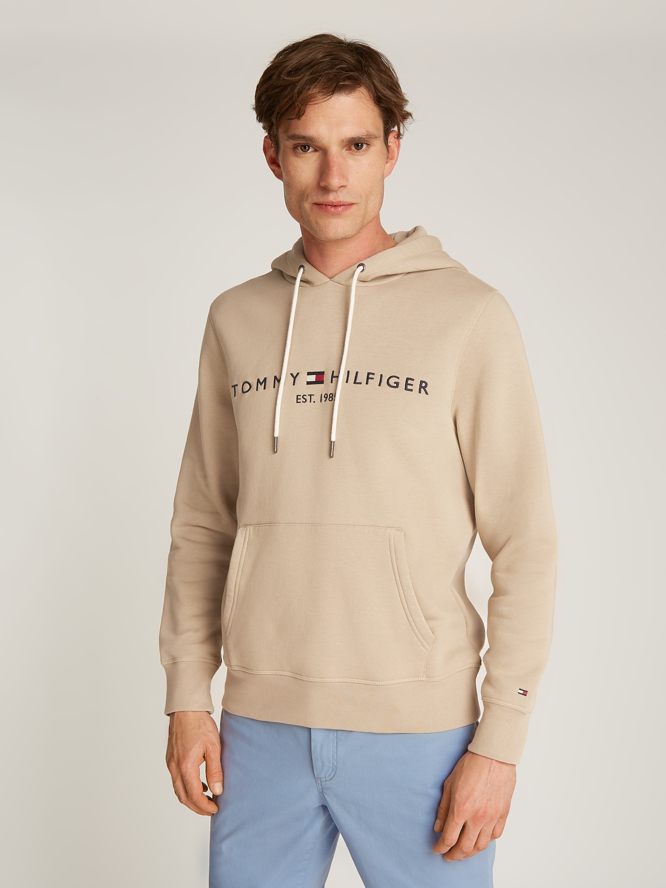 Tommy Hilfiger Kapuzensweatshirt "TOMMY LOGO HOODY", mit Kapuze und Känguru günstig online kaufen