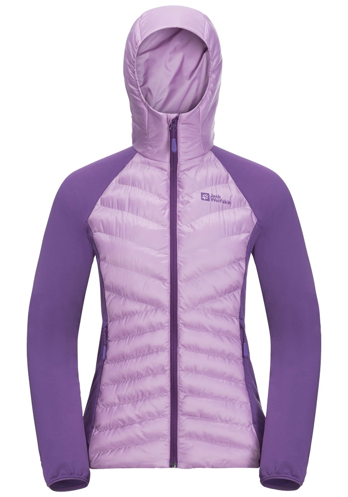 Jack Wolfskin Hybridjacke »ROUTEBURN PRO HYBRID W«, mit Kapuze