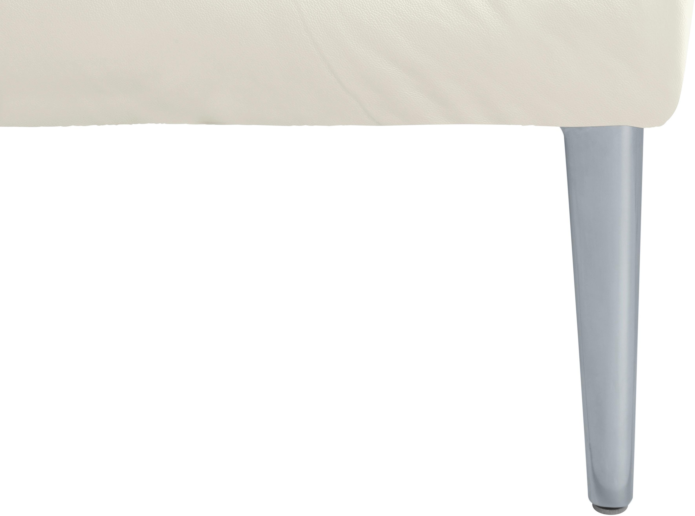 W.SCHILLIG Ecksofa »enjoy&MORE, Designsofa, bequem, zeitlos und elegant, L-Form«, mit Sitztiefenverstellung, Füße silber matt, Breite 340 cm