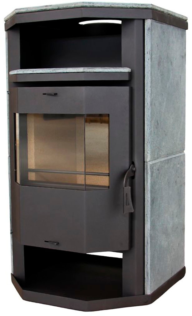 Kaminofen "Prismo Vollstein Exklusiv"schwarz, Wohnzimmer, Kaminöfen, Vollstein Verkleidung, Aufstellort in deinem Zuhause