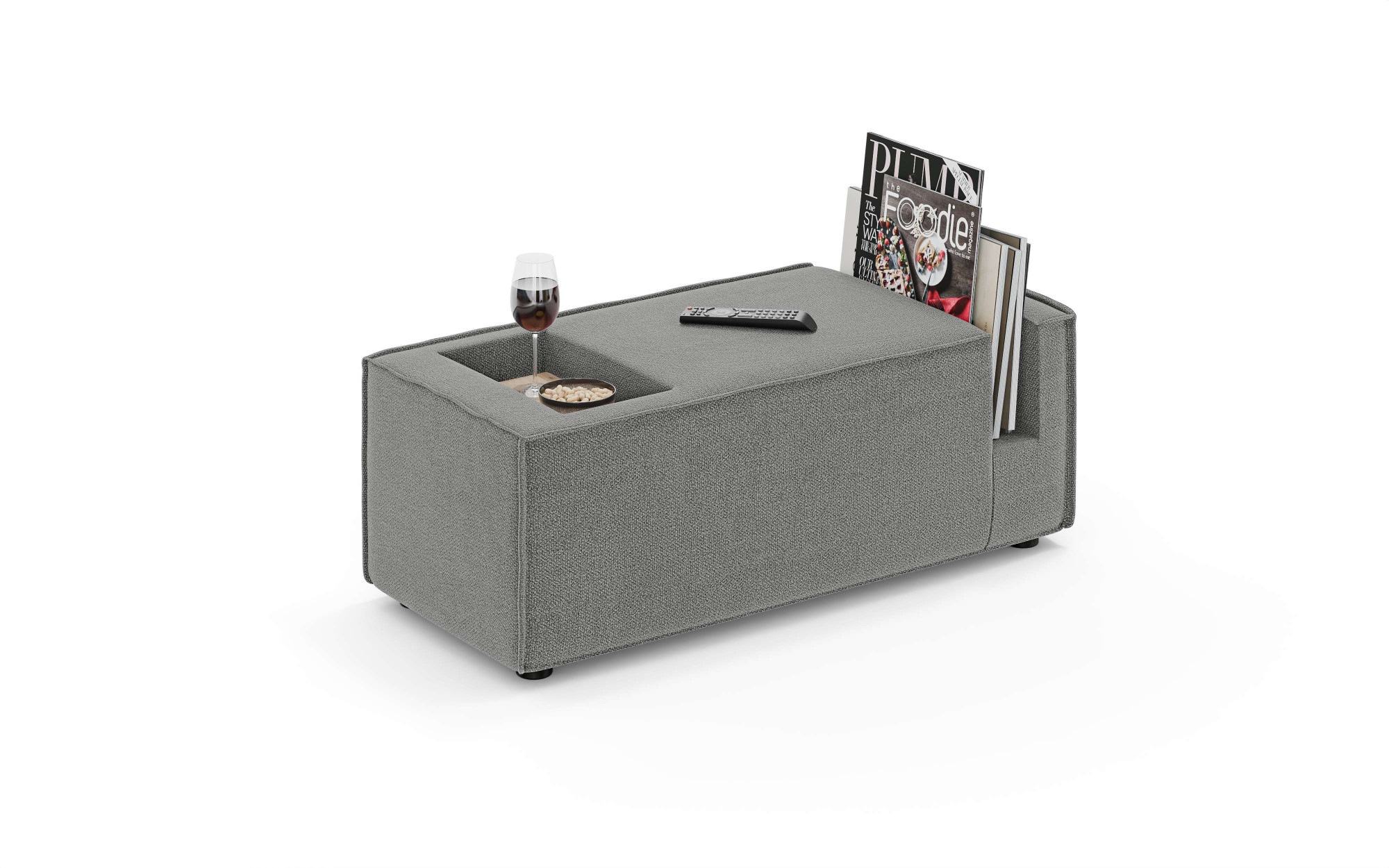 OTTO home Sofaelement "HAILY Tisch für das Modulsofa, Maße B/T/H: 45/100/37 günstig online kaufen