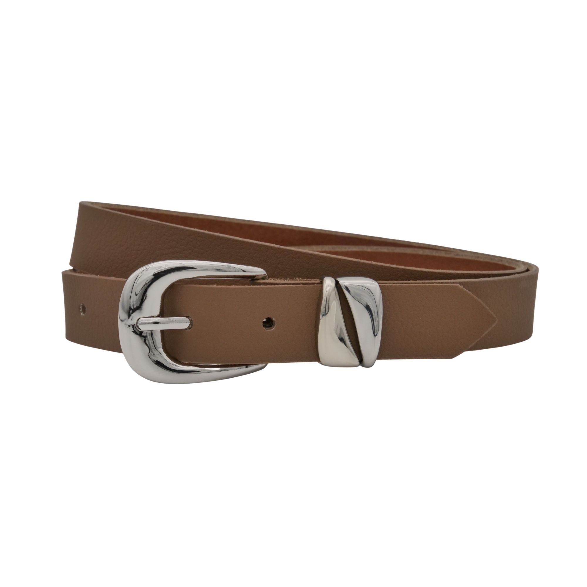 AnnaMatoni Ledergürtel "AnnaMatoni AnnaMatoni Damen Ledergürtel 2,5 cm breit mit"