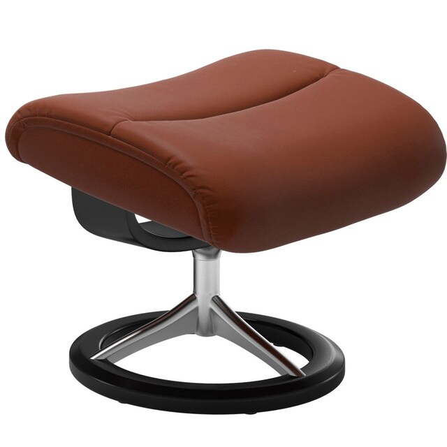 Stressless® Relaxsessel »View«, (Set, Relaxsessel mit Hocker), mit  Signature Base, Größe M,Gestell Schwarz kaufen | BAUR