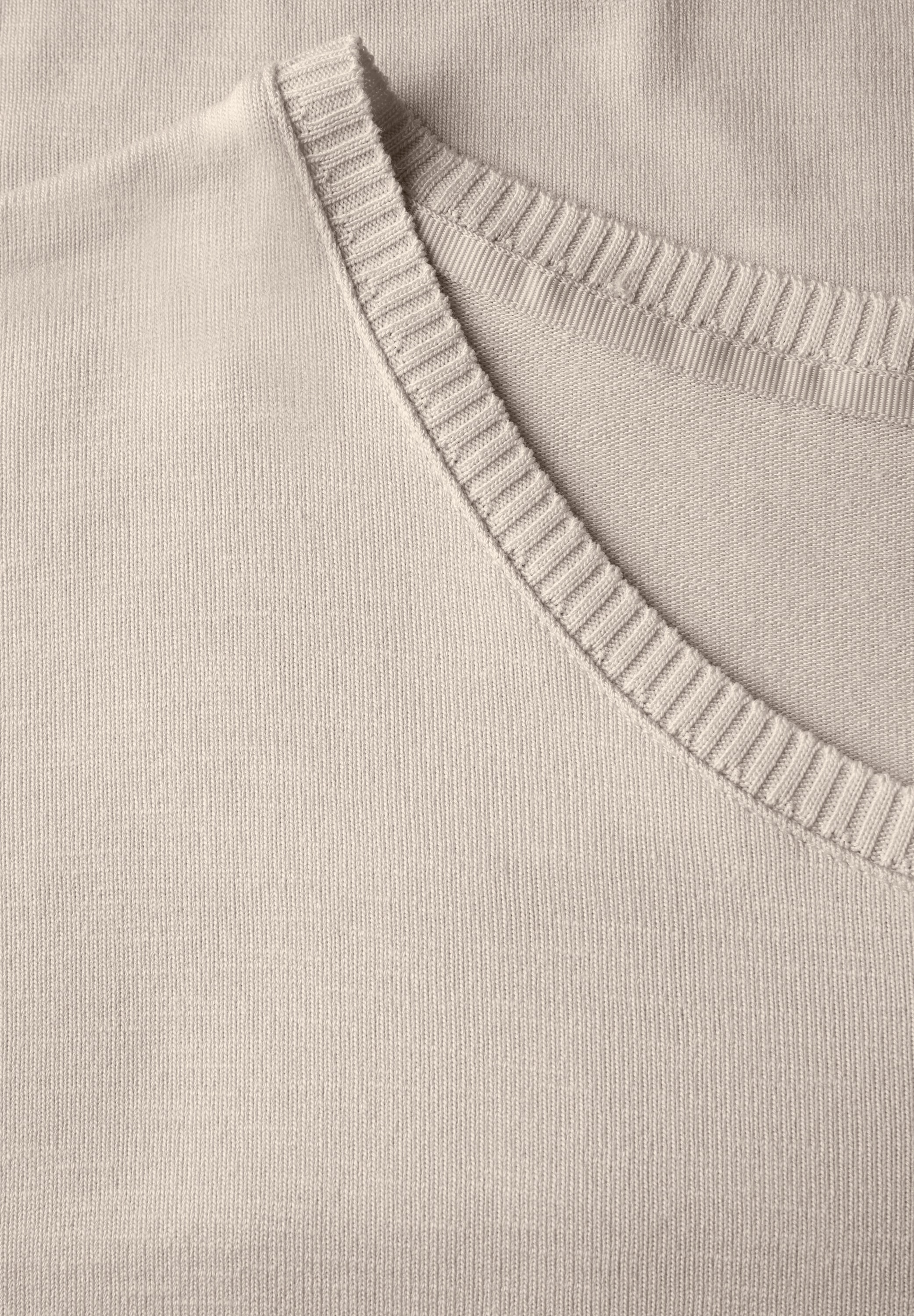 STREET ONE T-Shirt, mit Materialmix