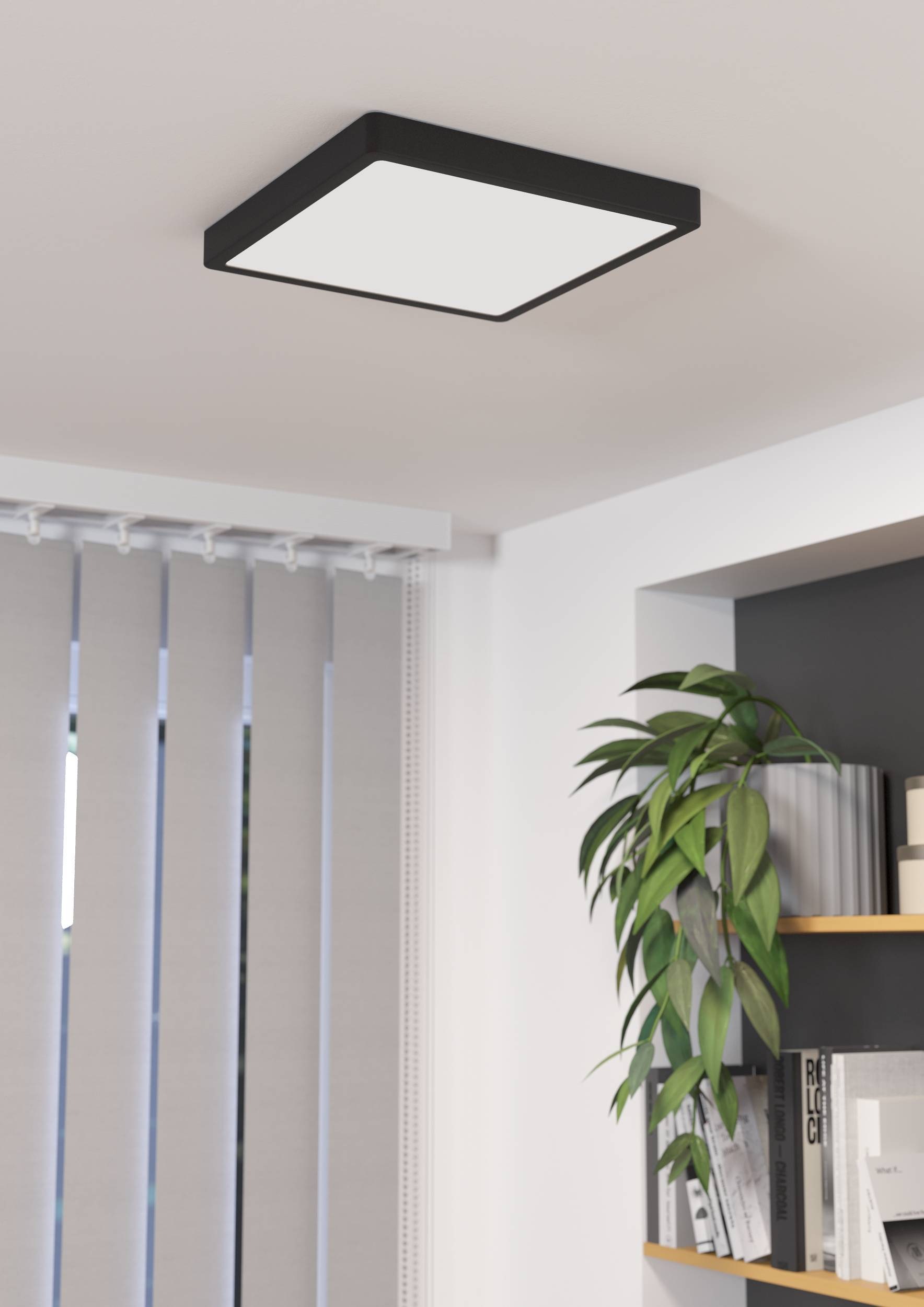 EGLO Aufbauleuchte »Fueva 5 Deckenleuchte, Stahl und Kunststoff, schwarz, weiß, Flurlampe« LED-Modul 1 Stk. Neutralweiß