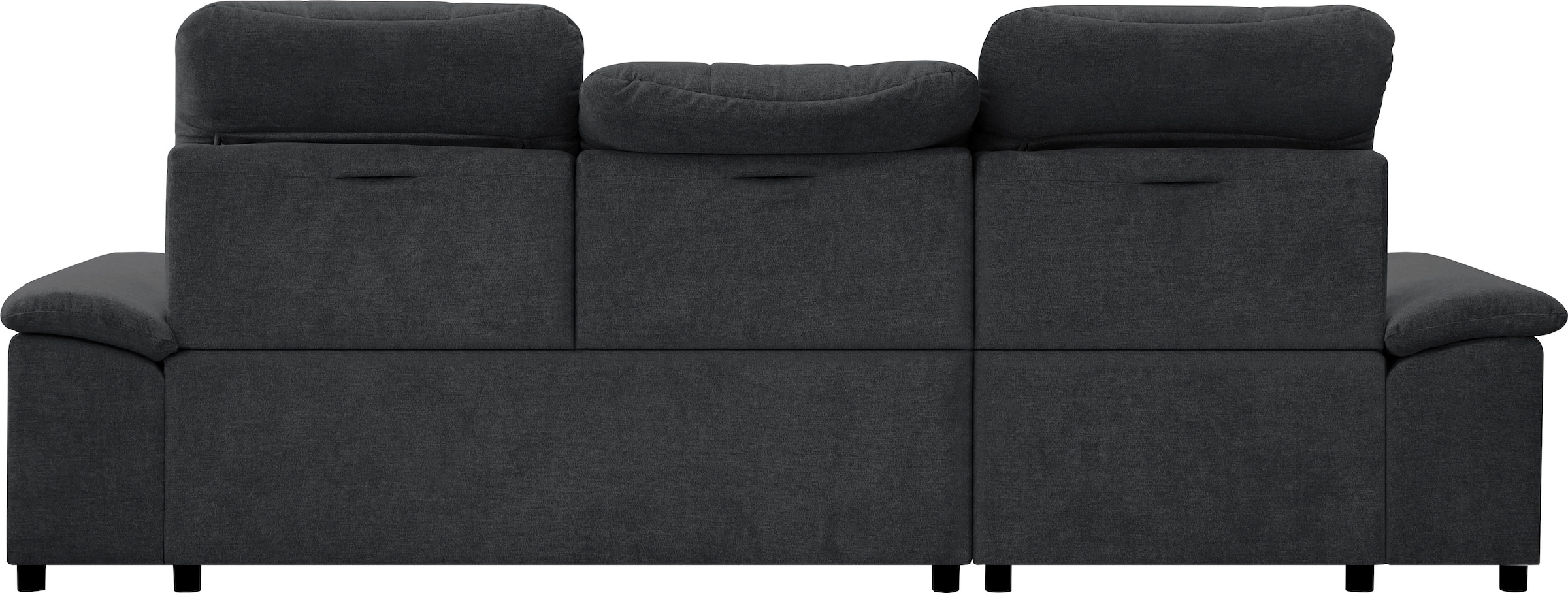 WERK2 Ecksofa Carmen, Sofa, Eckcouch mit Schlaffunktion, Bettkasten und Sitztiefenverstellung