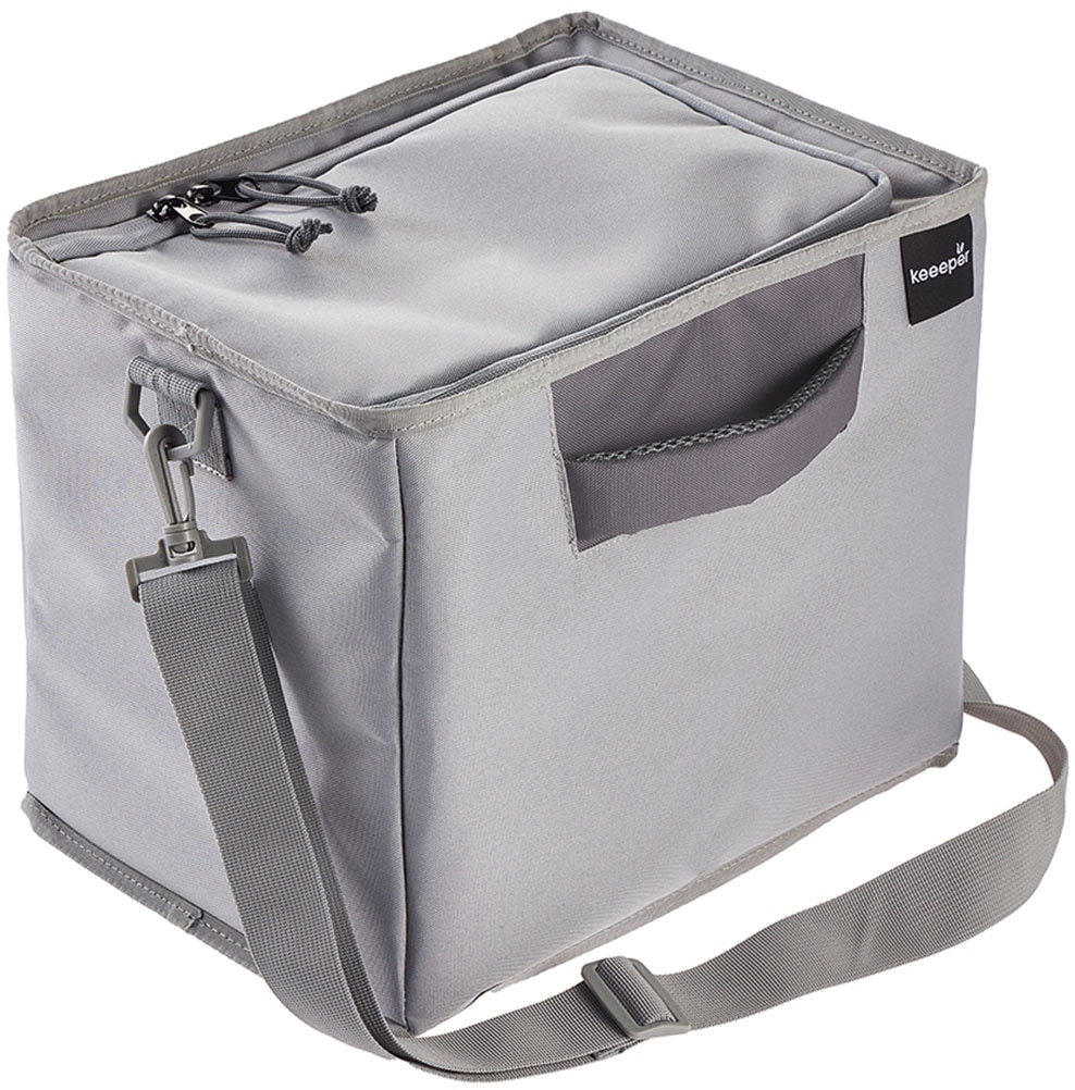 keeeper Klappbox »Profi-Klappbox ben 45 l und 5x faltbare Box und Isoliertasche neo« Soft-Touch-Griffe, zusammenklappbar
