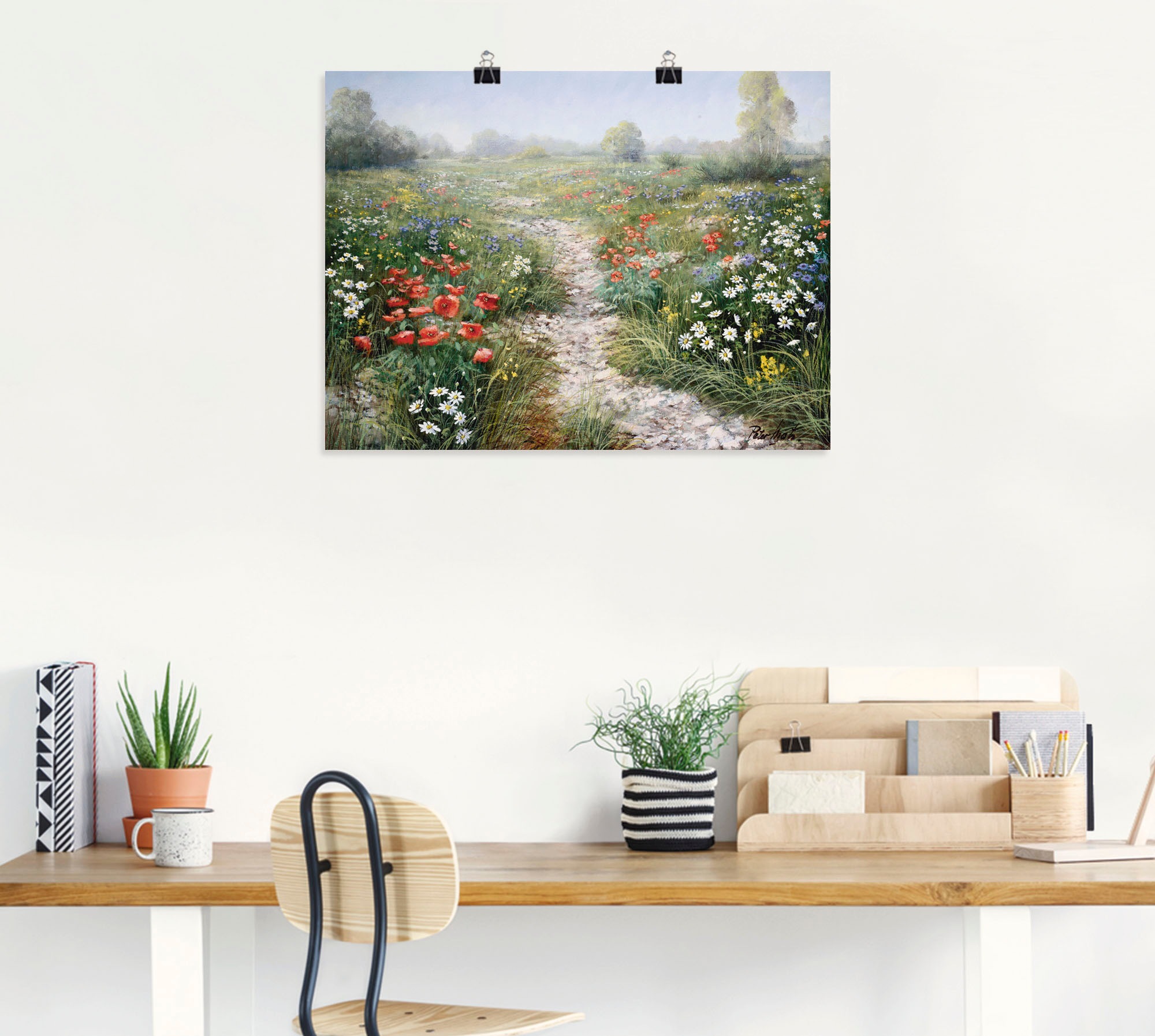Artland Wandbild »Dichte der Natur«, Blumenwiese, (1 St.), als Leinwandbild, Poster, Wandaufkleber in verschied. Größen