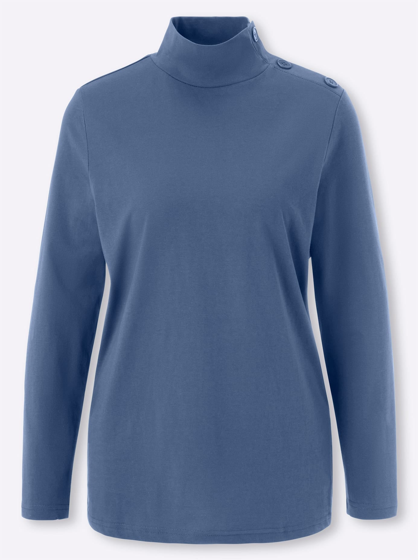 Classic Basics Langarmshirt "Stehkragen-Shirt", (1 tlg.) günstig online kaufen